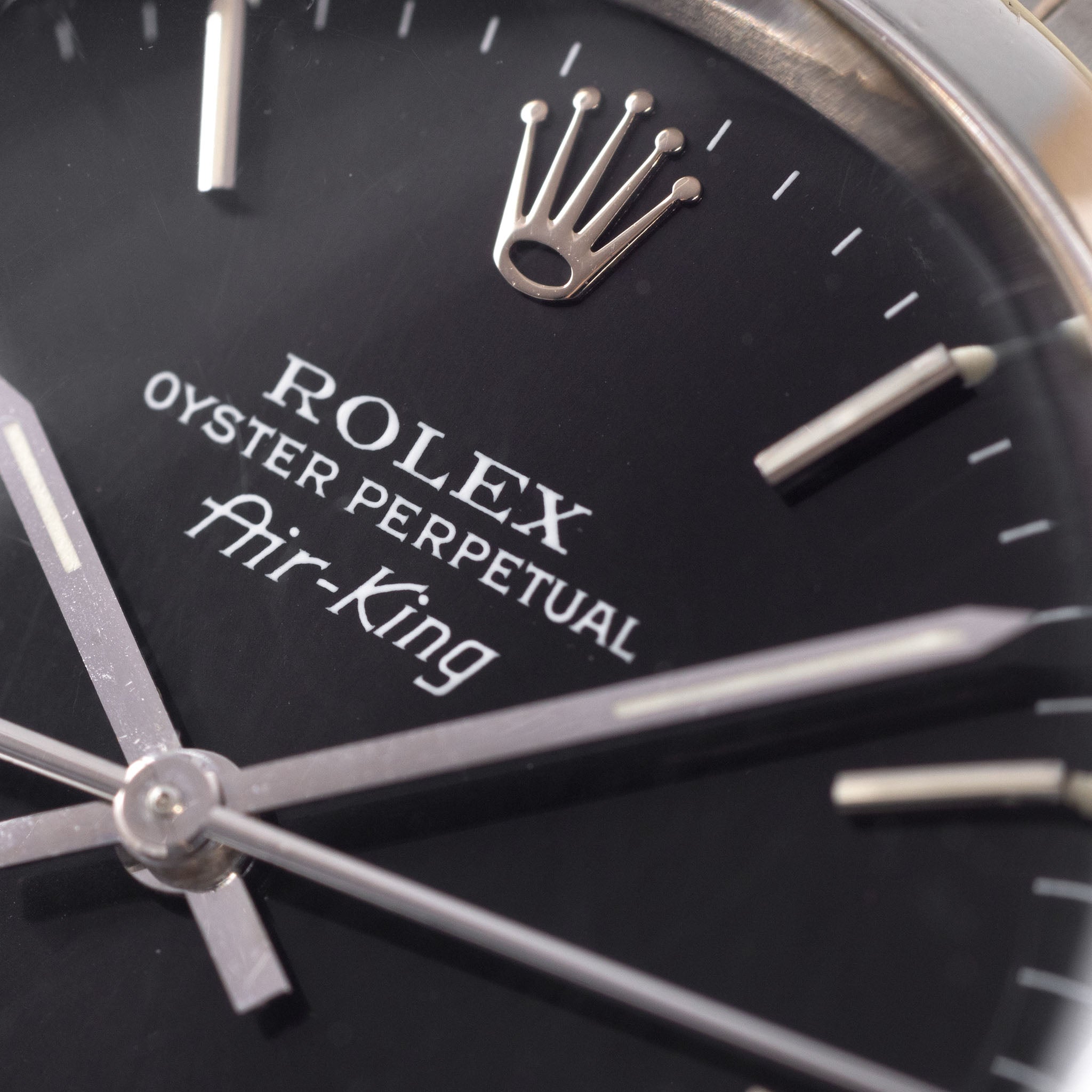 Rolex Air-King 5500 schwarzes Glosszifferblatt