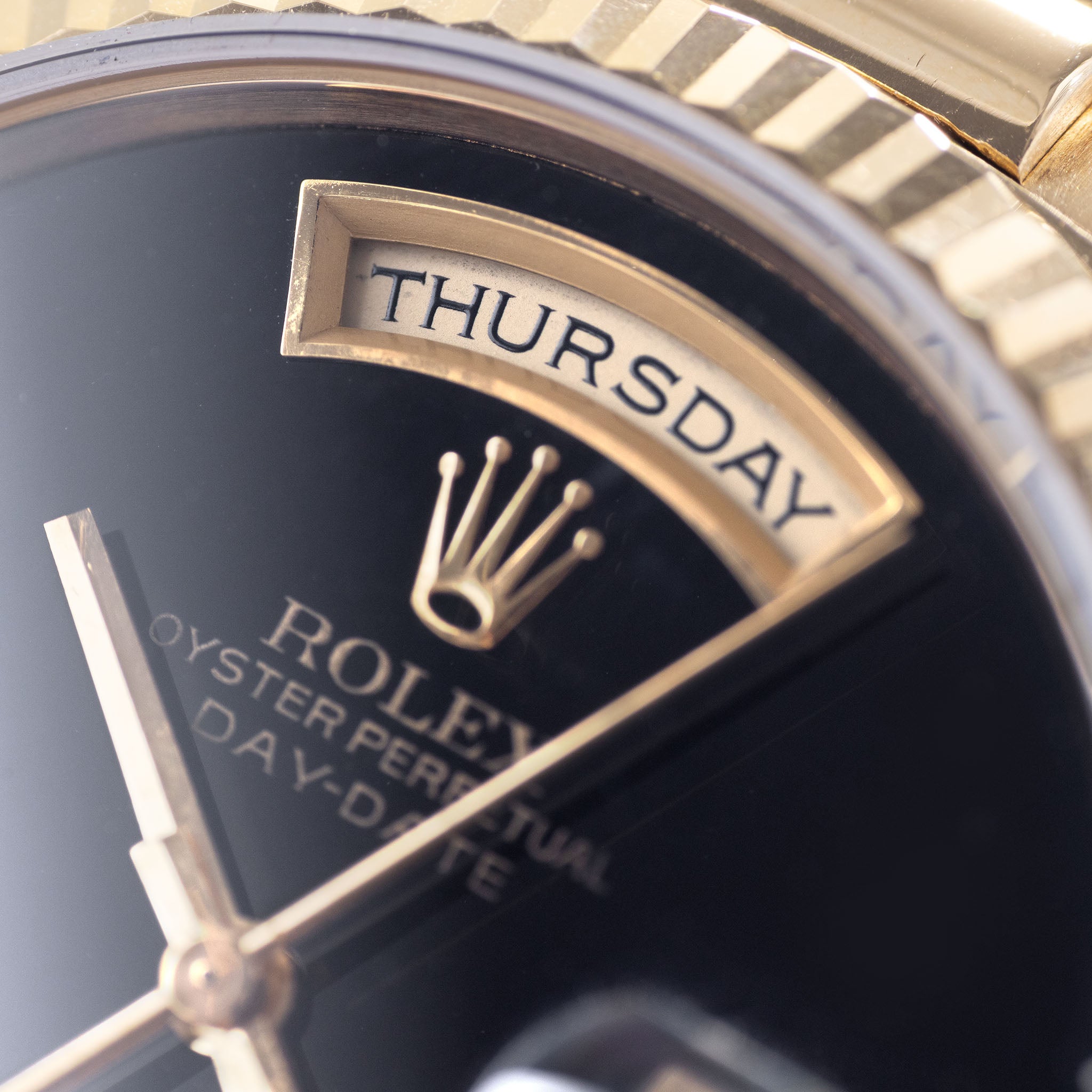 Rolex Day-Date 18238 Onyx T Swiss T Zifferblatt