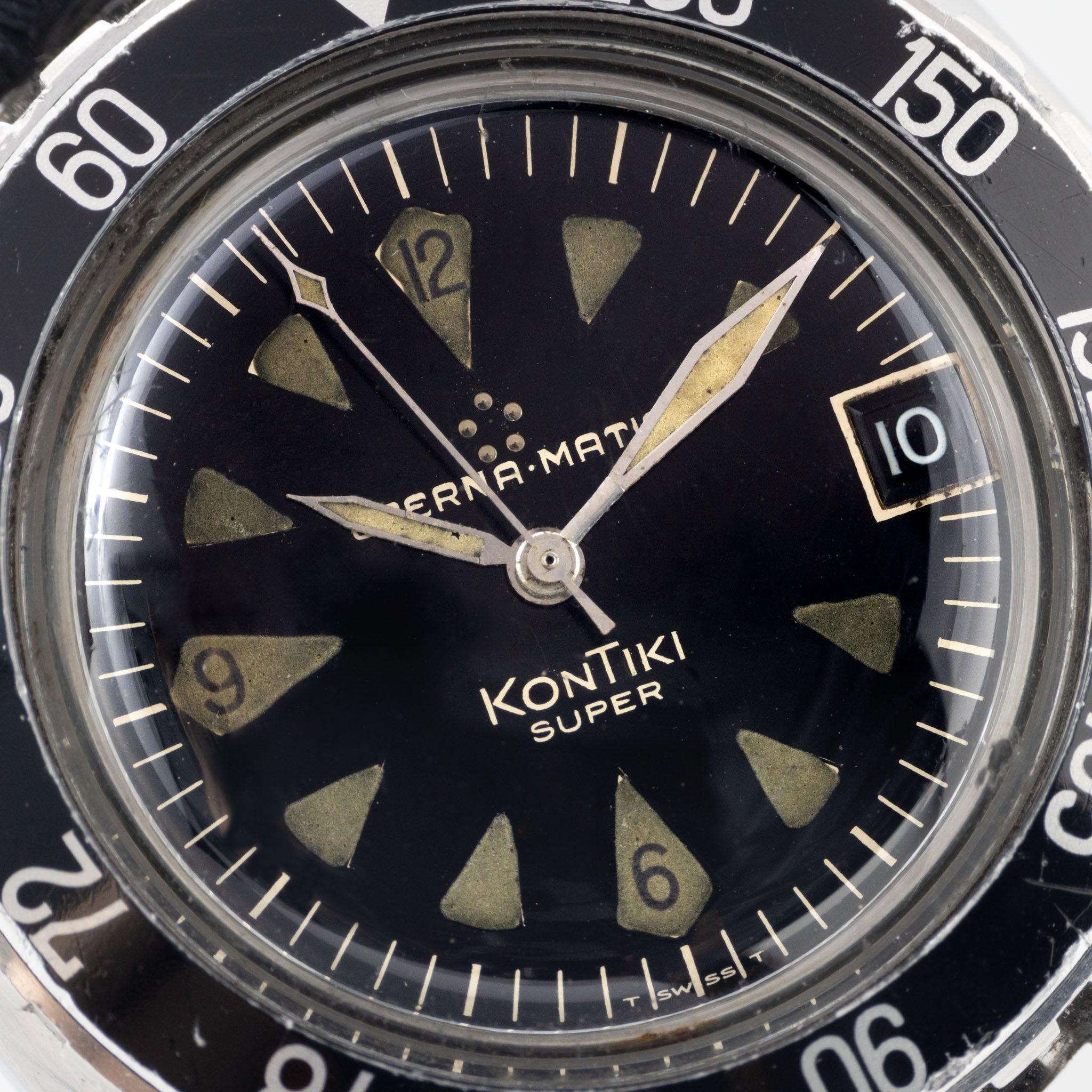 Eterna Kontiki Super ref 130FTP gilt Zifferblatt feet bezel