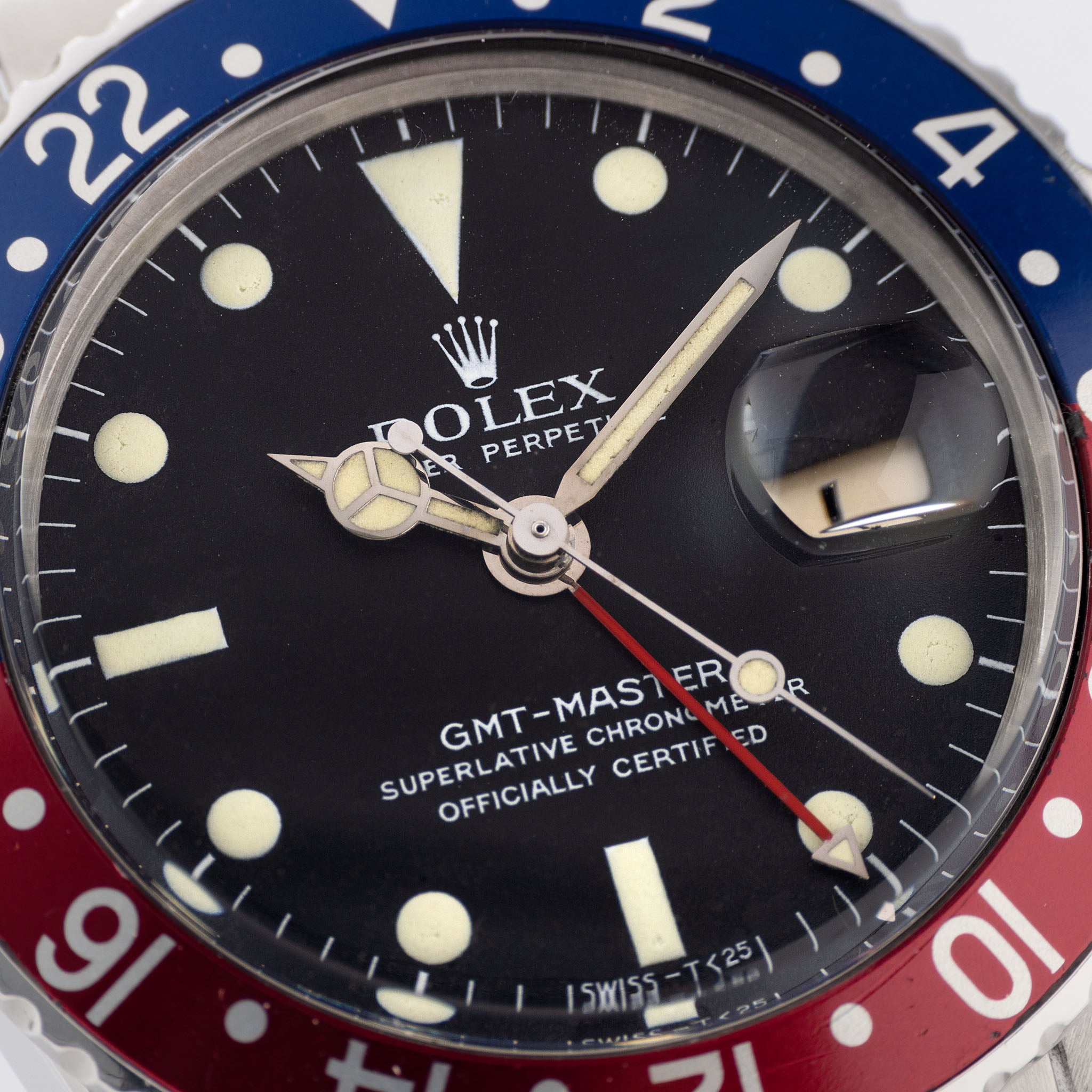 Rolex GMT-master 1675 MK0 Zinksulfide Zifferblatt