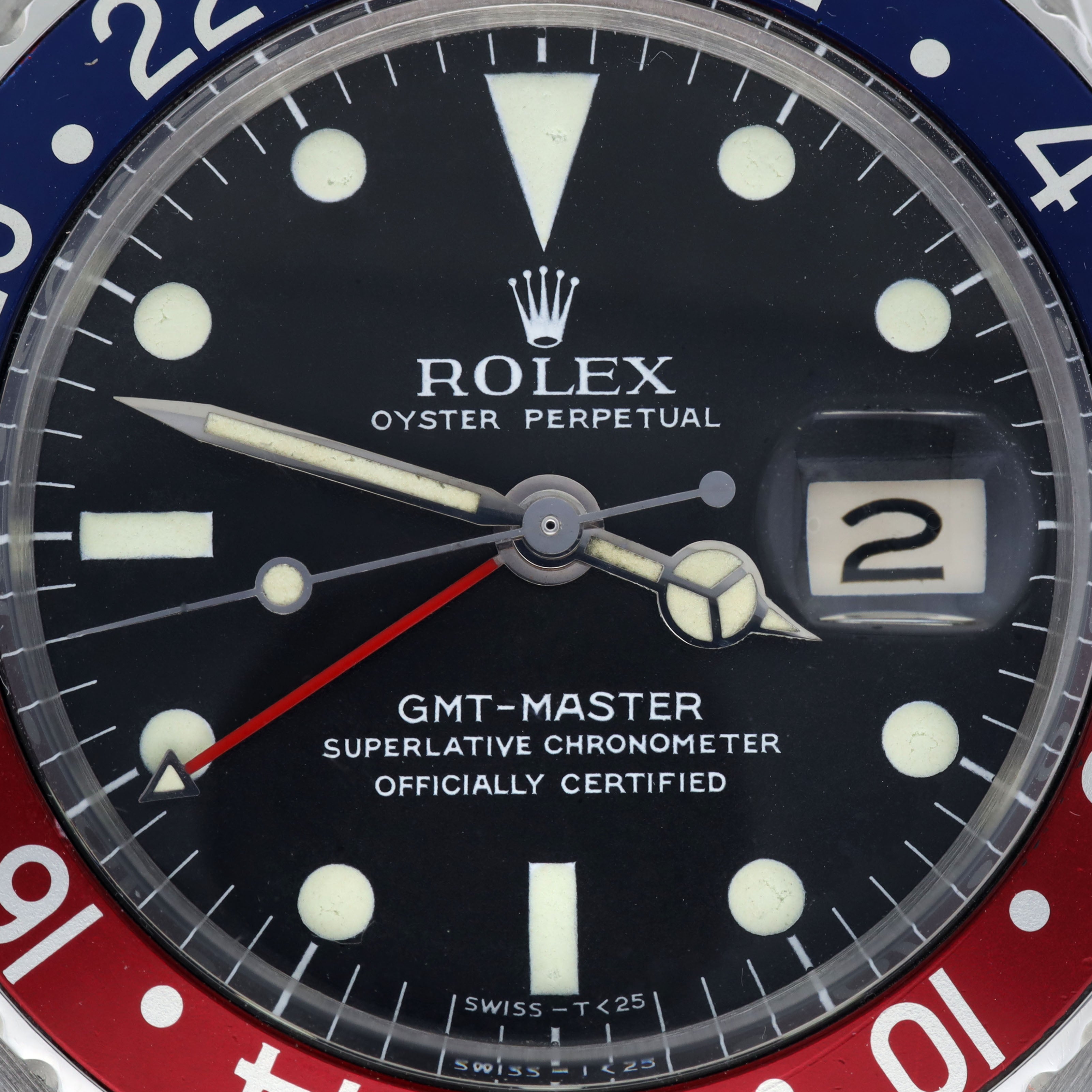 Rolex GMT-master 1675 MK0 Zinksulfide Zifferblatt