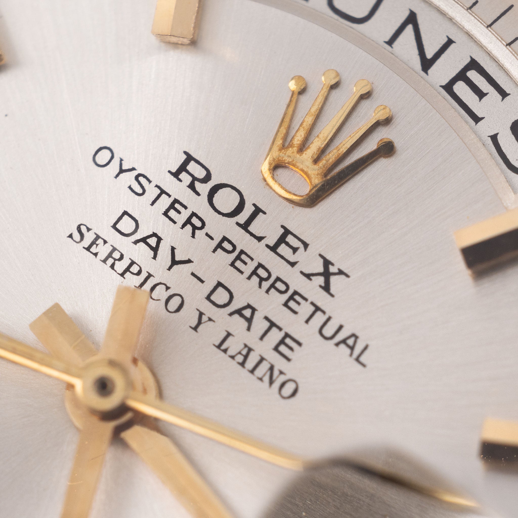 Rolex Day-Date 1803 Serpico Y Laino Double Signed Zifferblatt