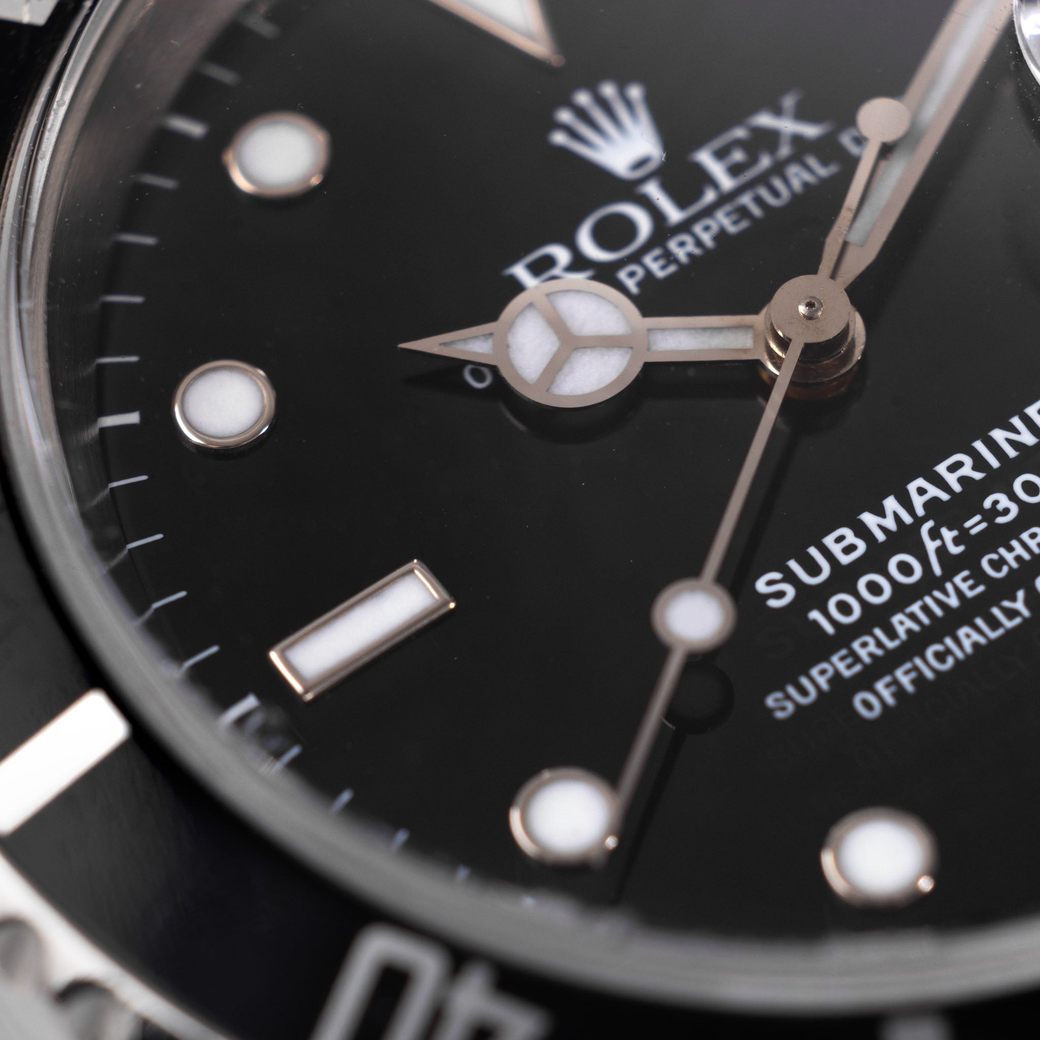 Rolex Submariner Date Referenz 16610 Swiss Only Zifferblatt