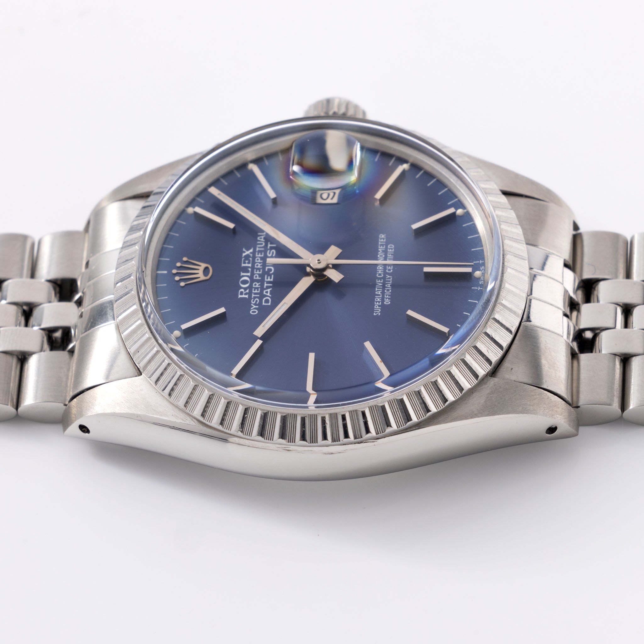 Rolex Datejust 16030 mit blauem Zifferblatt