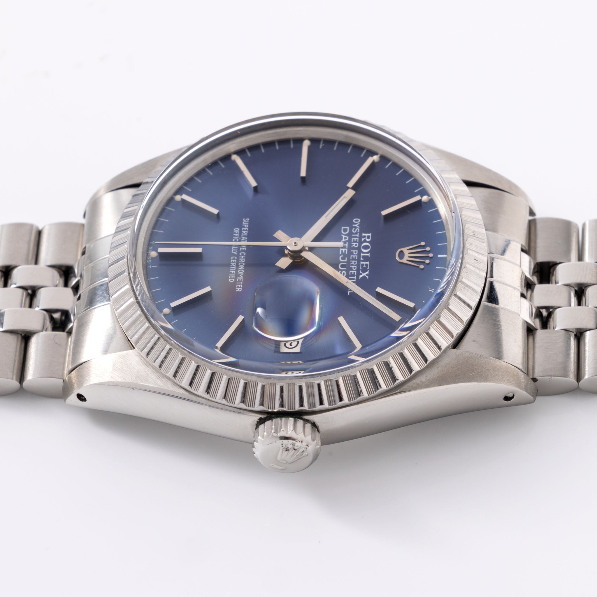 Rolex Datejust 16030 mit blauem Zifferblatt