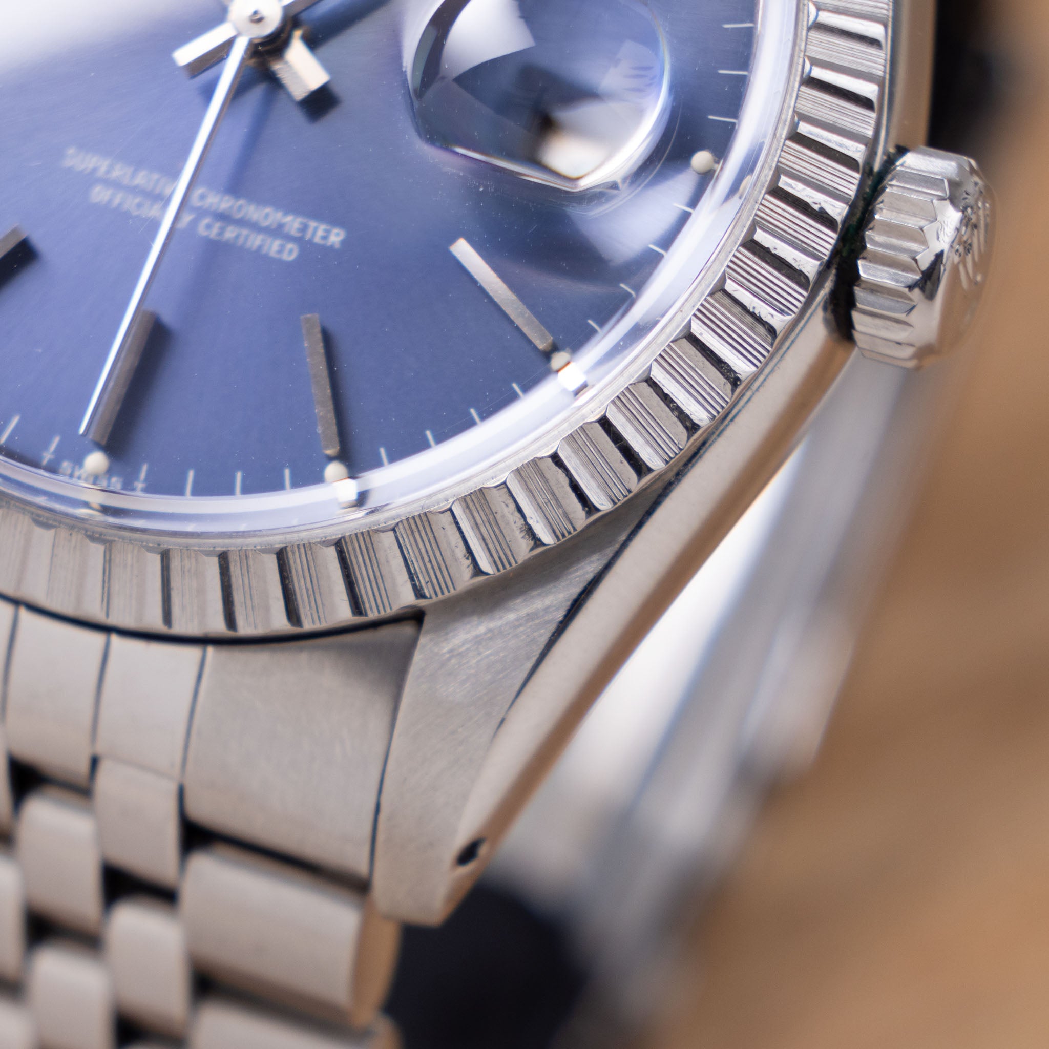 Rolex Datejust 16030 mit blauem Zifferblatt