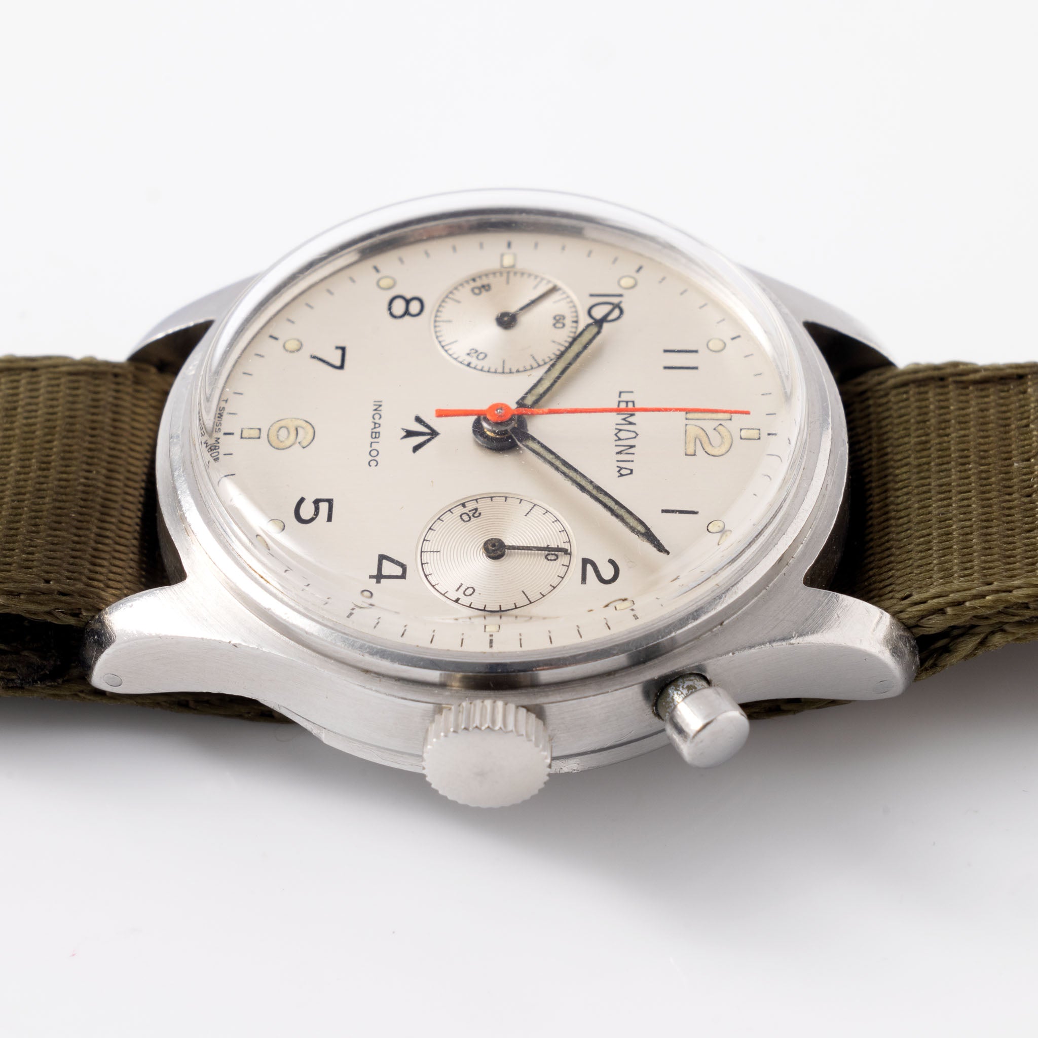 Lemania Monopusher Chronograph British Armed Forces