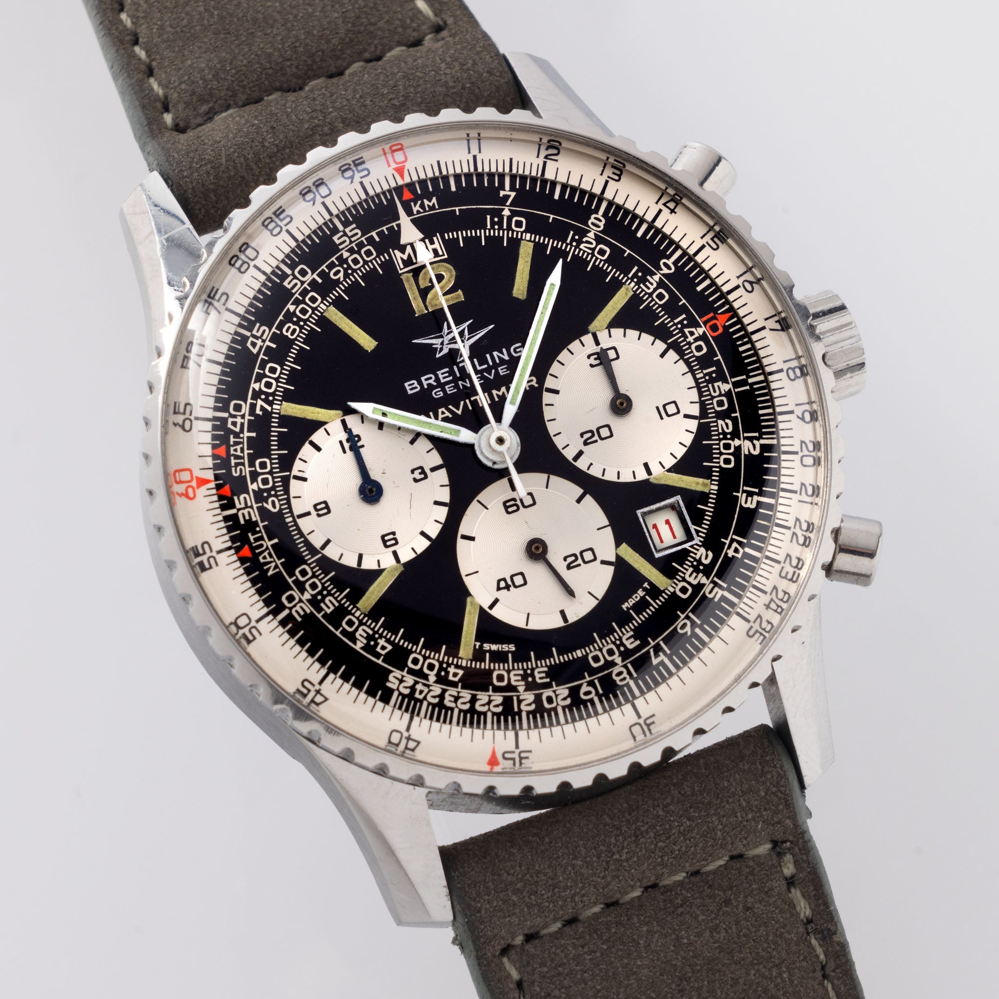 Breitling Navitimer Black Dial”Twin jet” Ref 7806