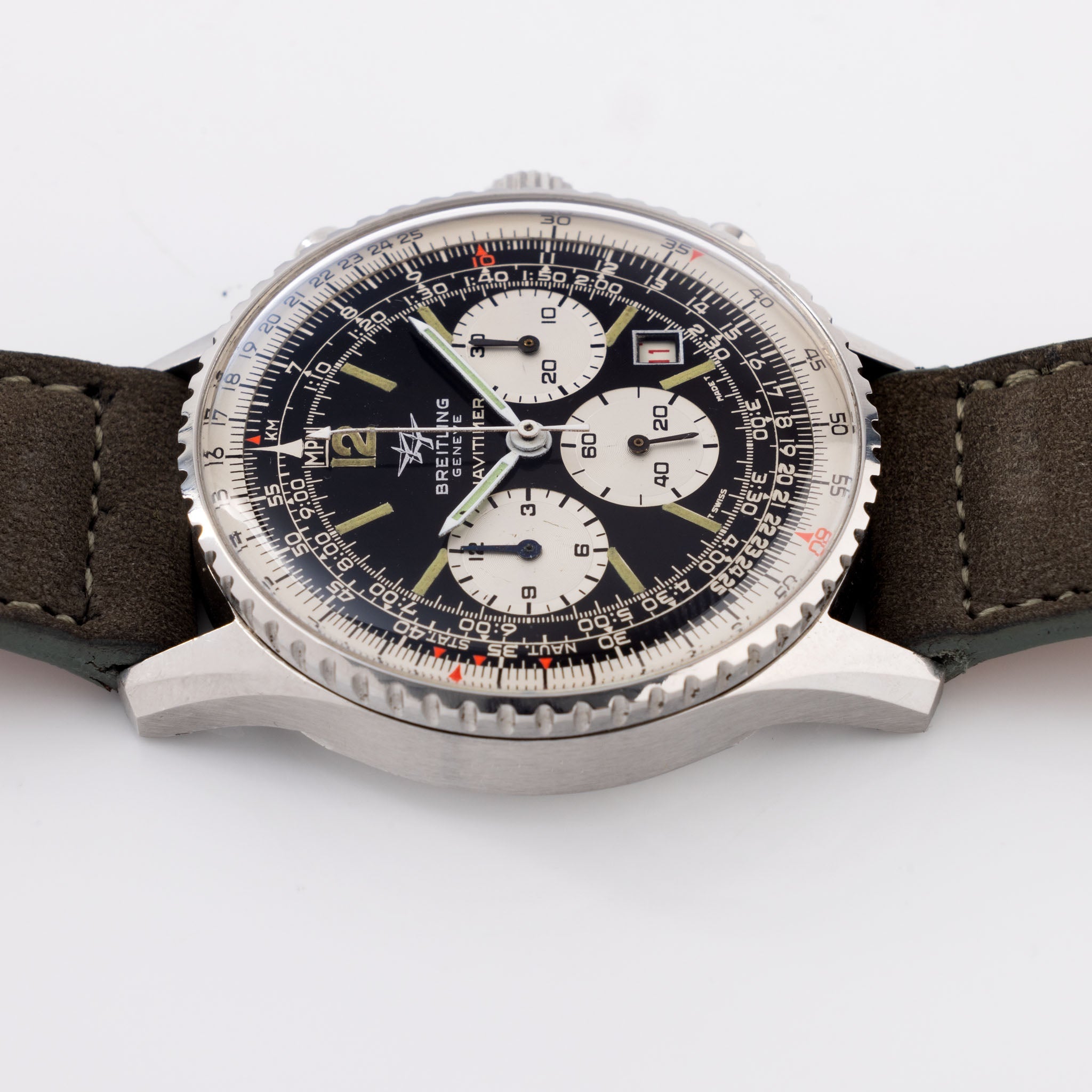 Breitling Navitimer Black Dial”Twin jet” Ref 7806