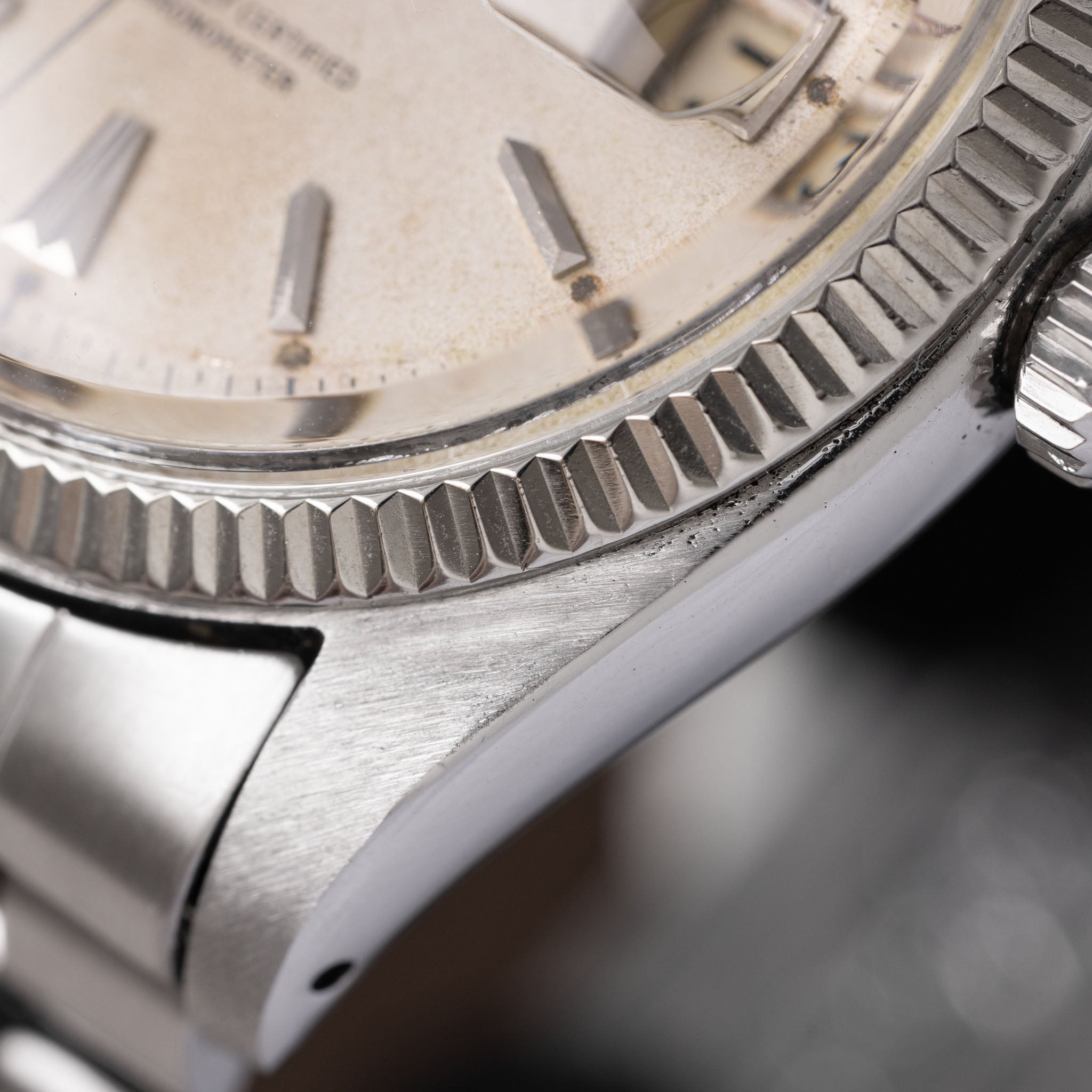 Rolex Datejust Referenz 6305 Ovettone "Schwarze Tiefenangabe"