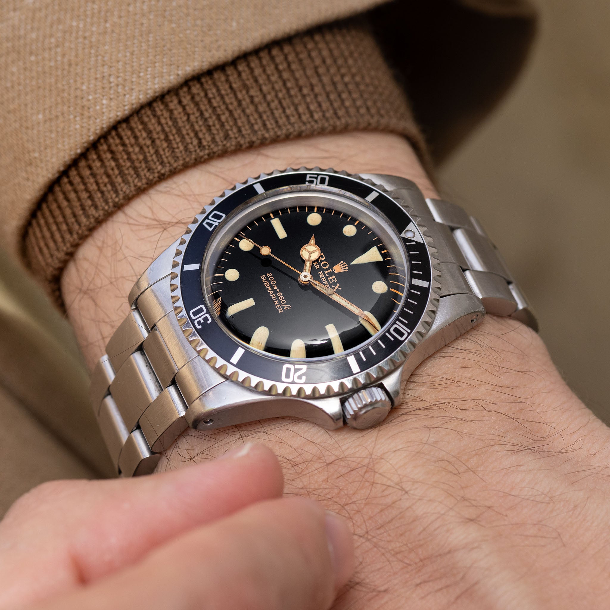 Rolex SubmarinerReferenz  5513 mit Gilt Zifferblatt