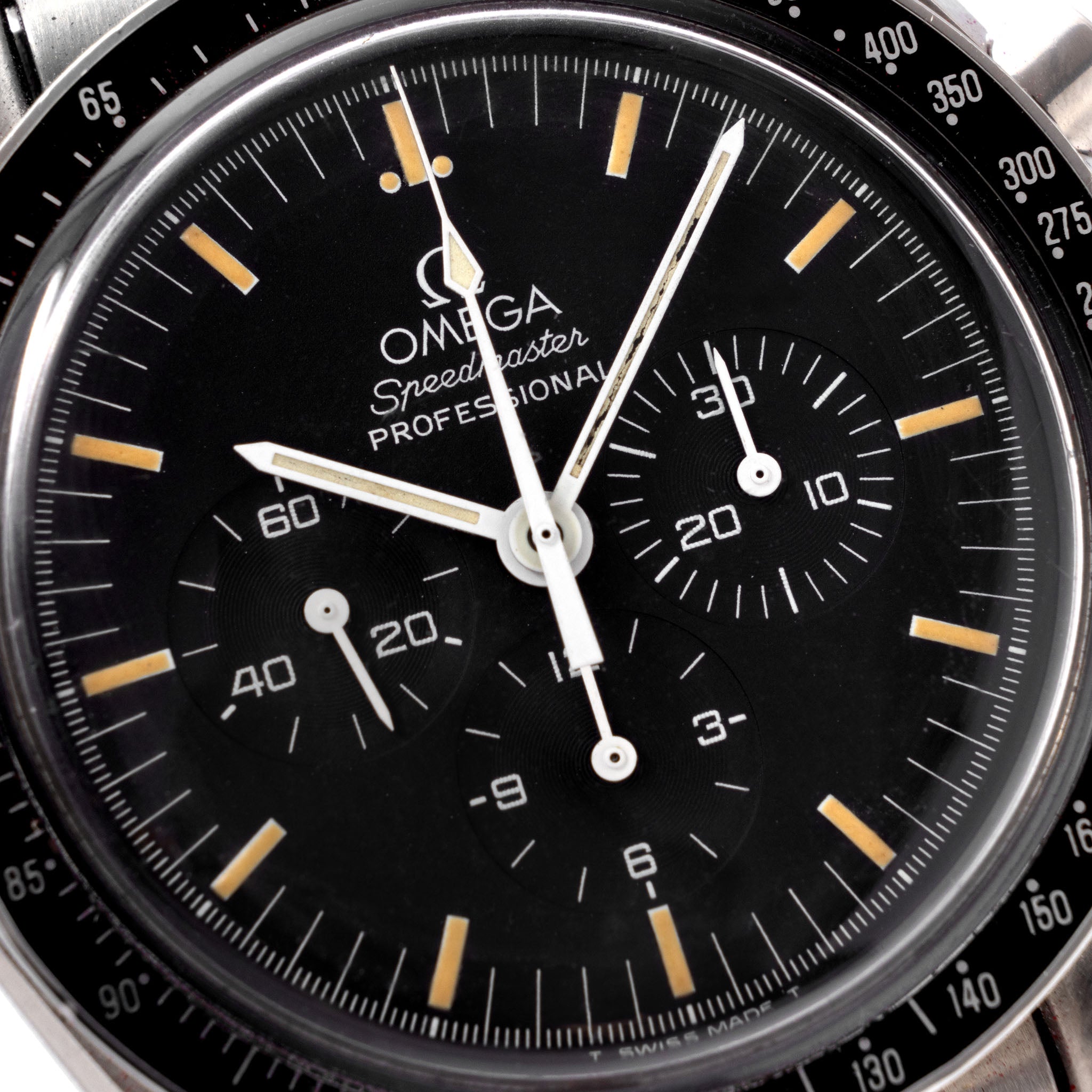 Omega Speedmaster Professional Tritium Zifferblatt mit Box und Papieren Referenz 145.0022