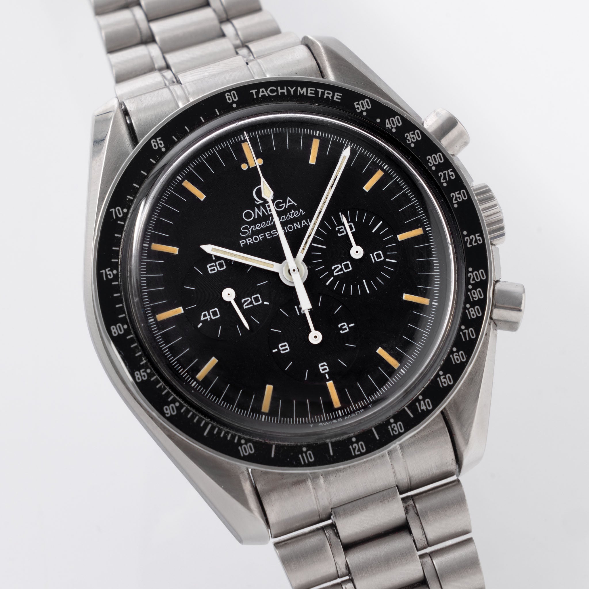 Omega Speedmaster Professional Tritium Zifferblatt mit Box und Papieren Referenz 145.0022