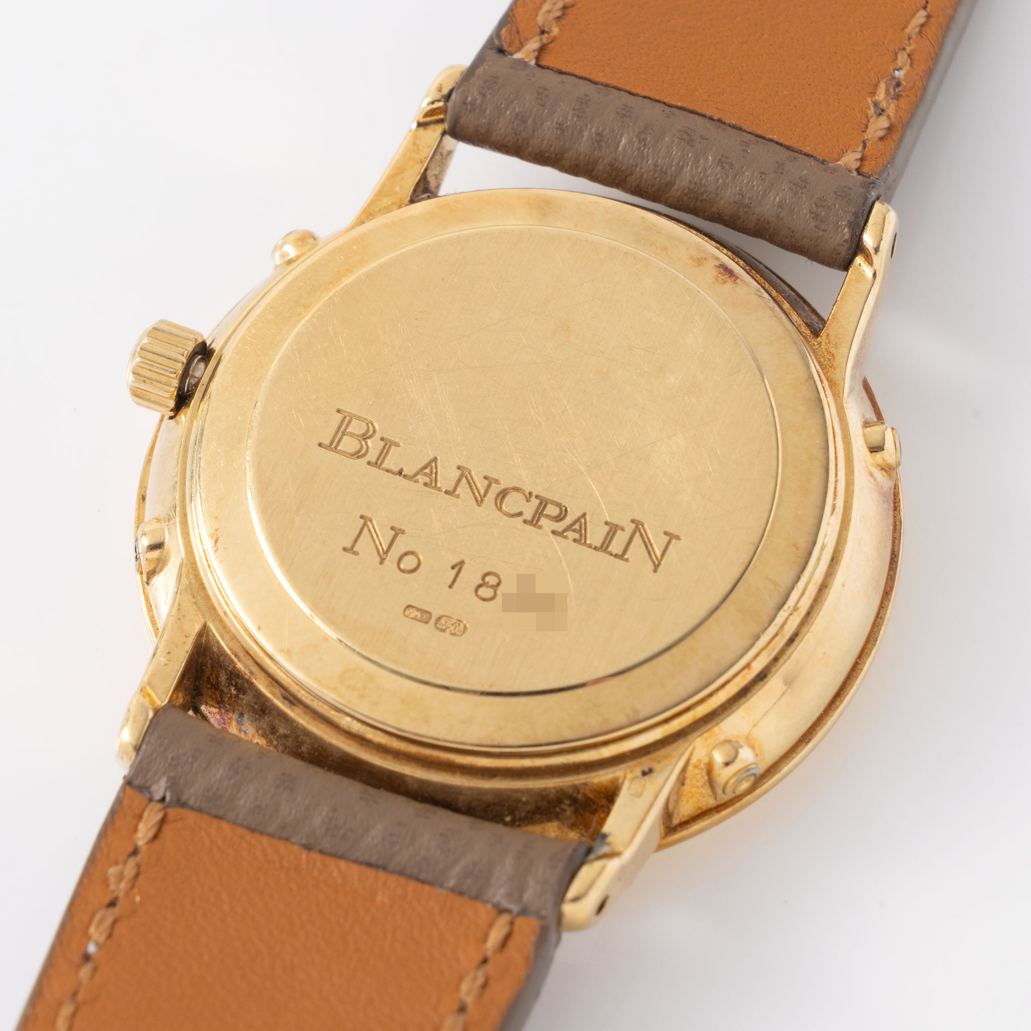 Blancpain Referenz 6595-1418 Villeret Triple Date Kalender in 18 Karat Gelbgold mit Box und Papieren - Vorschau