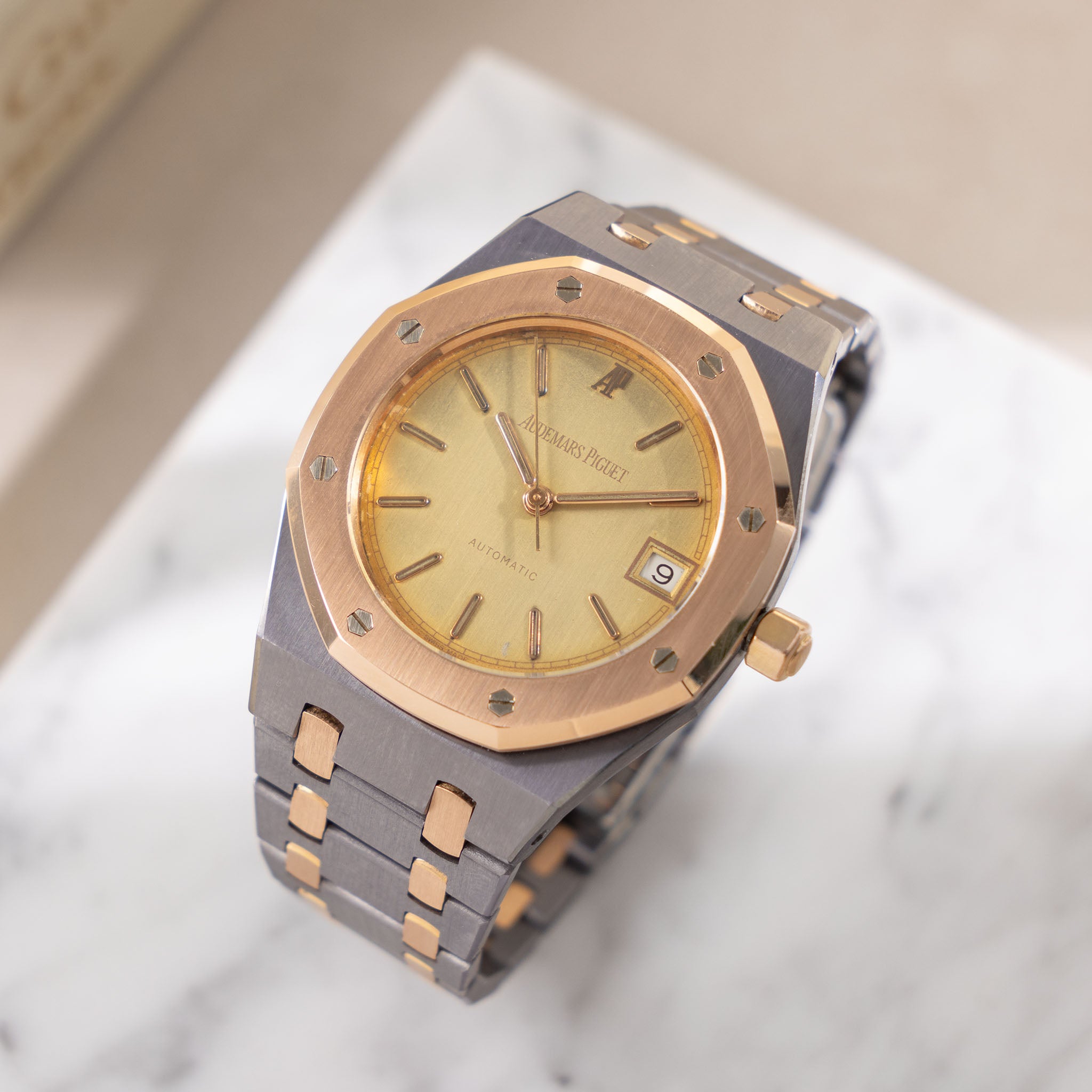 Audemars Piguet Royal Oak 14790TR MK2 Tropical Zifferblatt in Tantalum and Roségold