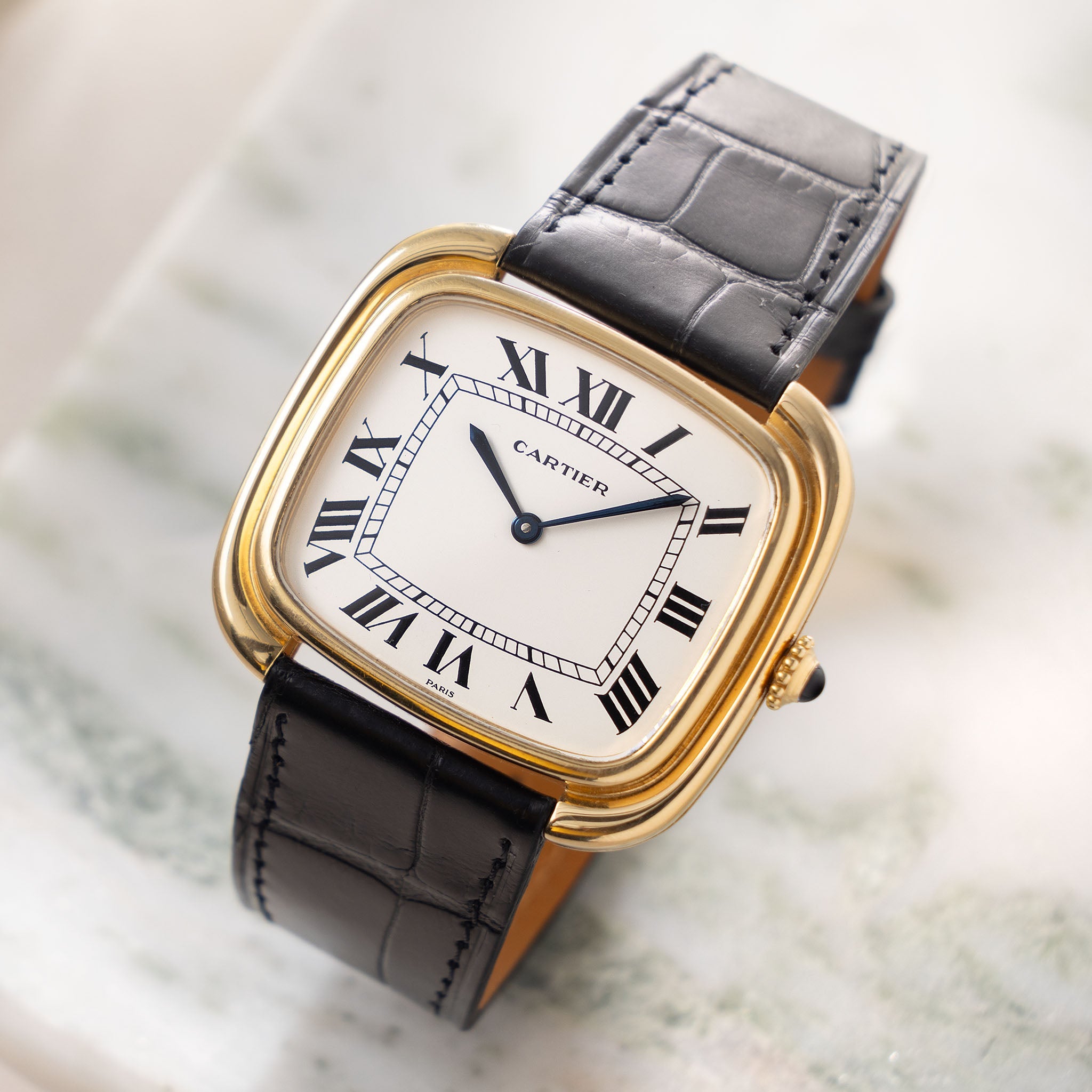 Cartier Gondole Horizontale Jumbo 18kt Yellow Gold Ref 9705