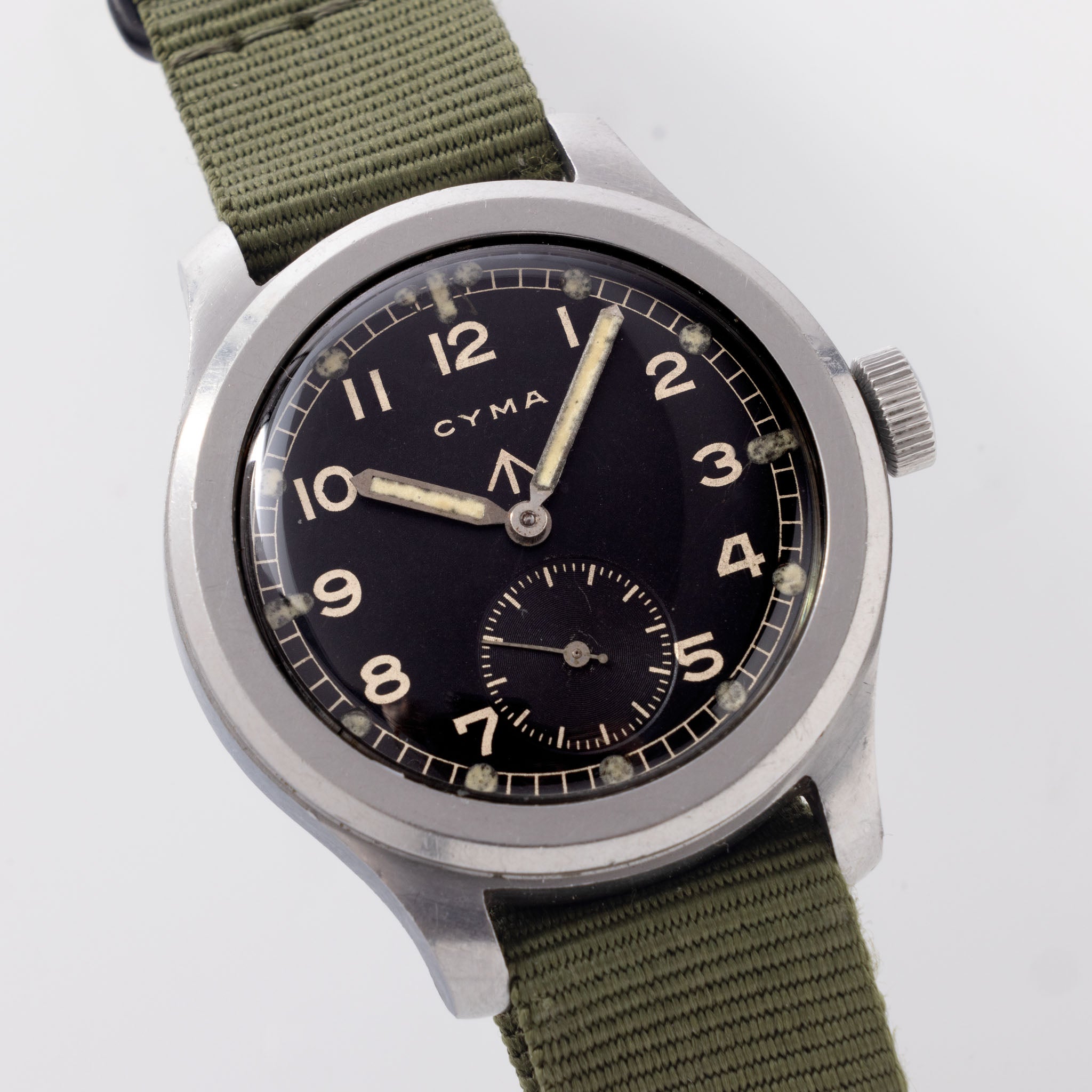 Cyma Dirty Dozen Militär Uhr