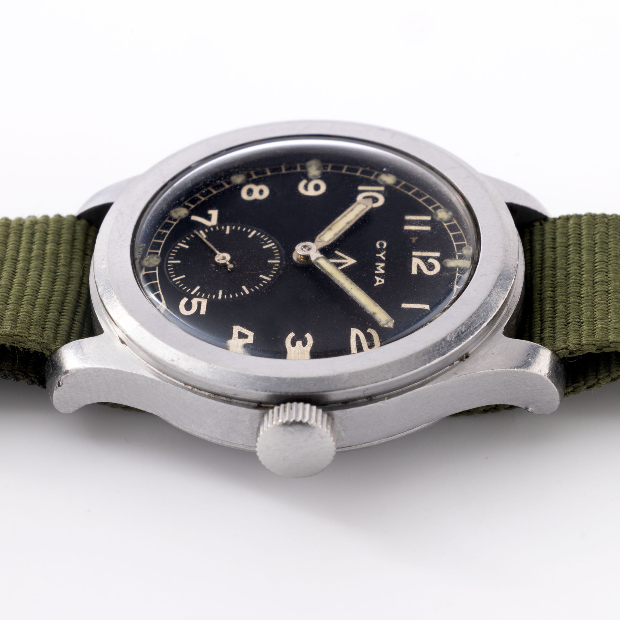 Cyma Dirty Dozen Militär Uhr