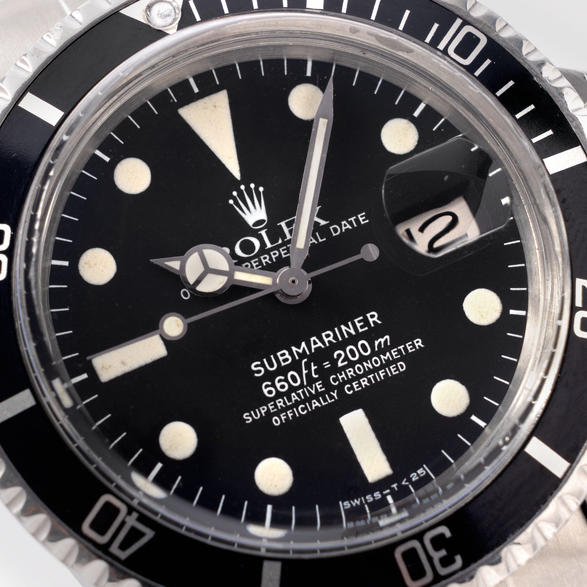 Rolex Submariner Date 1680 Mk1 Maxi mattes Zifferblatt