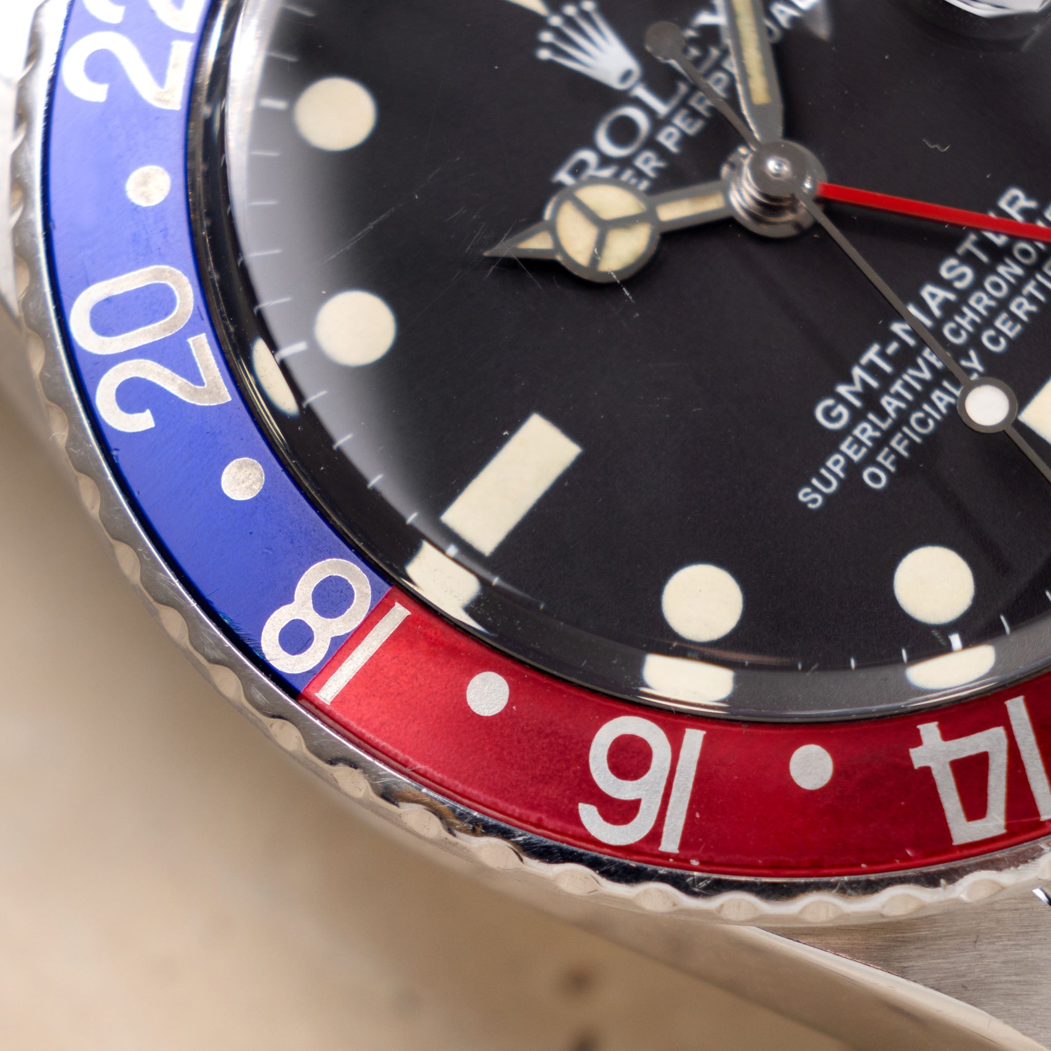 Rolex Gmt-master Matte dial ref 16750 "Pepsi"