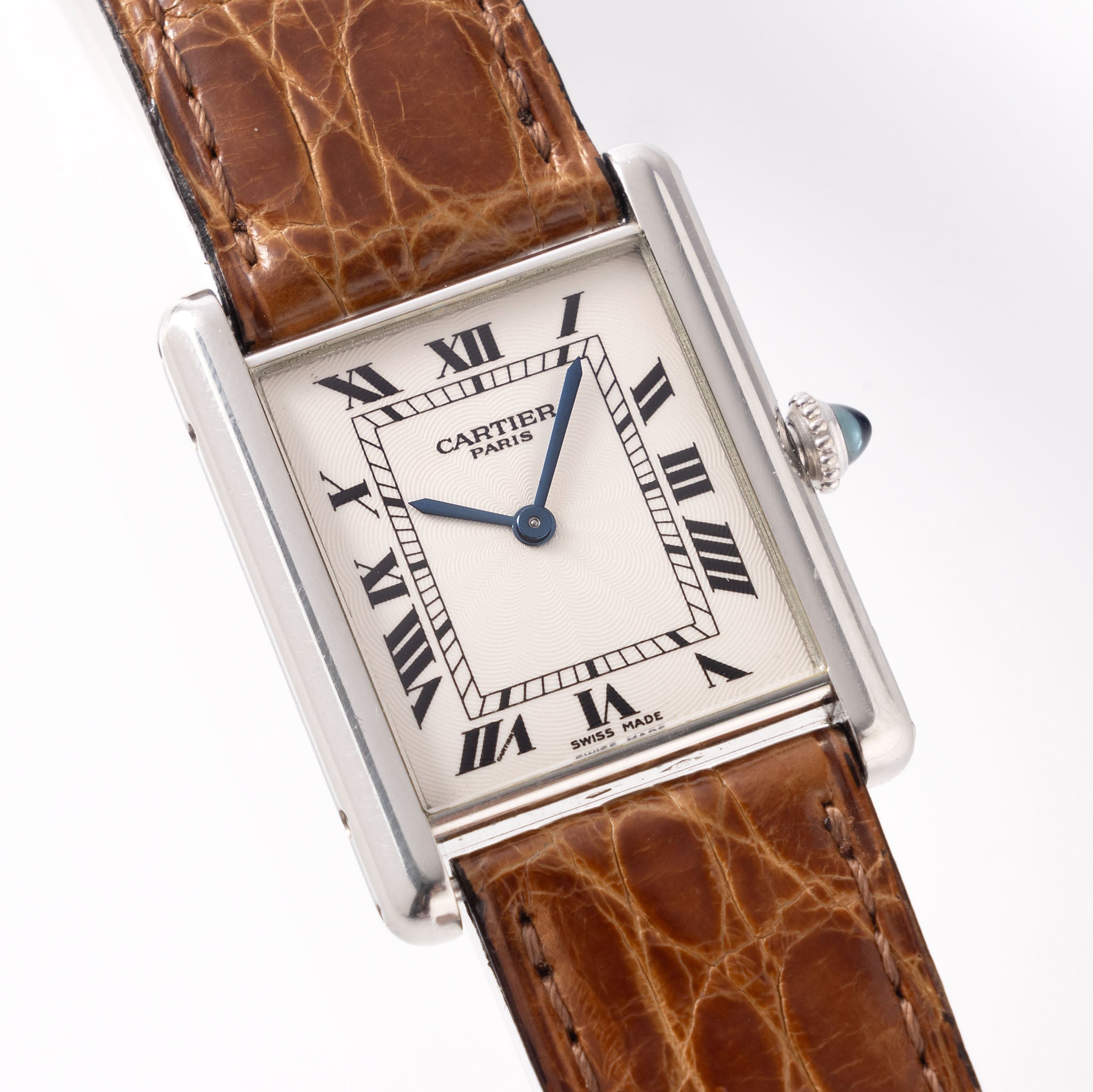 Cartier Tank Louis ultraflat platinum ref 1601 1 Pre-CPCP