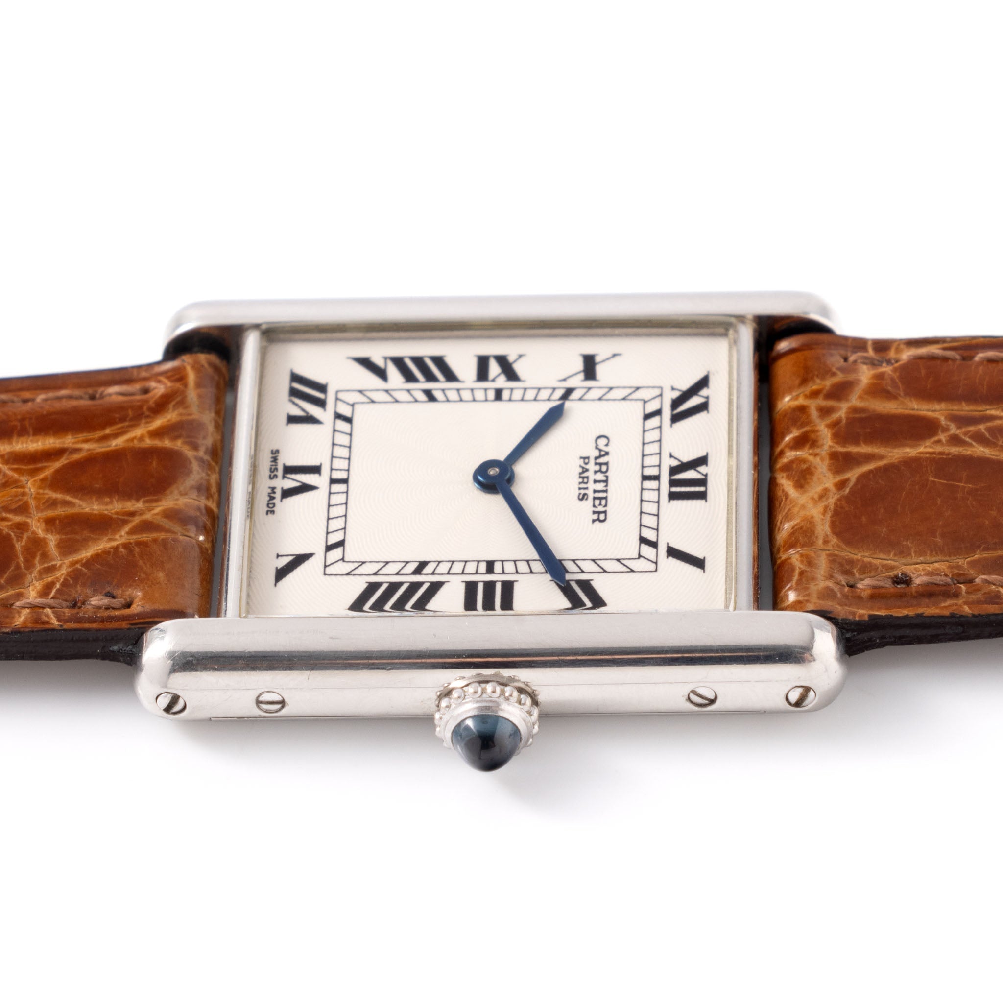 Cartier Tank Louis ultraflat platinum ref 1601 1 Pre-CPCP