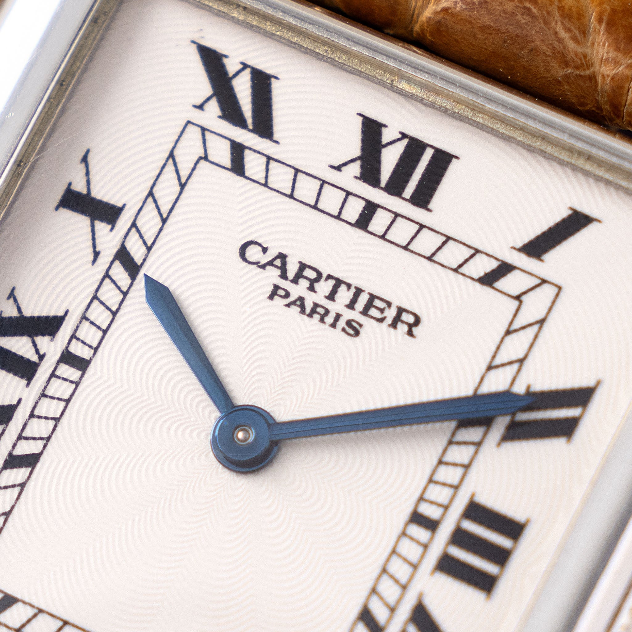 Cartier Tank Louis ultraflat platinum ref 1601 1 Pre-CPCP