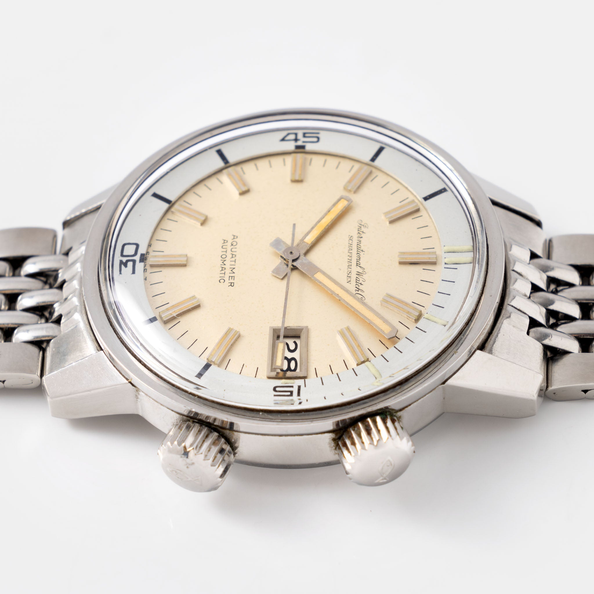 IWC Aquatimer ref 812 rare "white / cream dial"