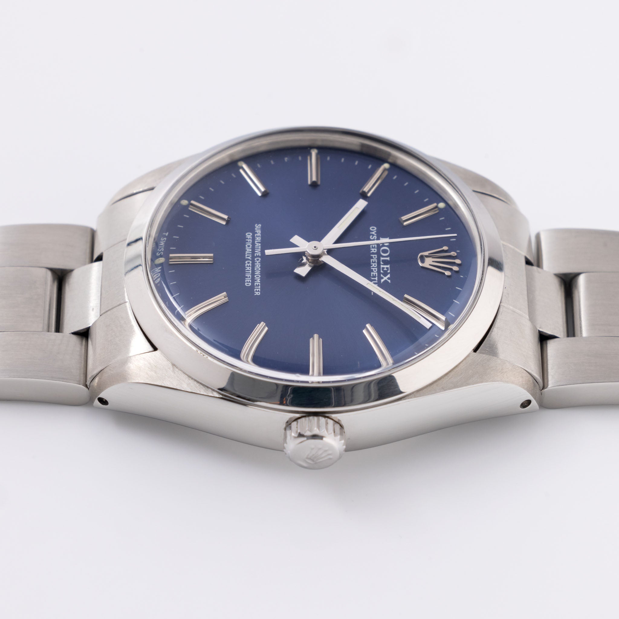 Rolex Oyster Perpetual blue dial ref 1002