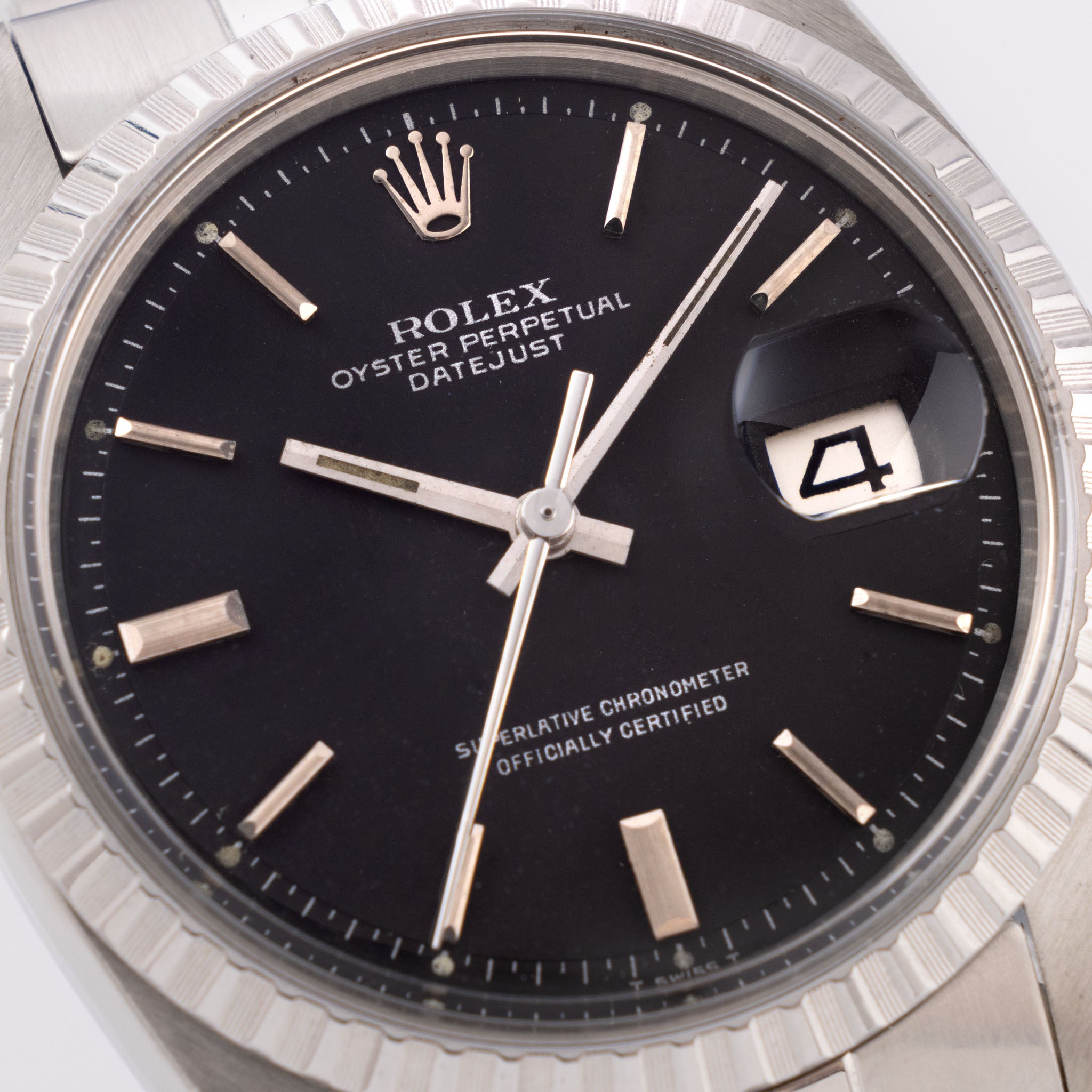 Rolex Datejust Matte Black Dial Ref. 1603