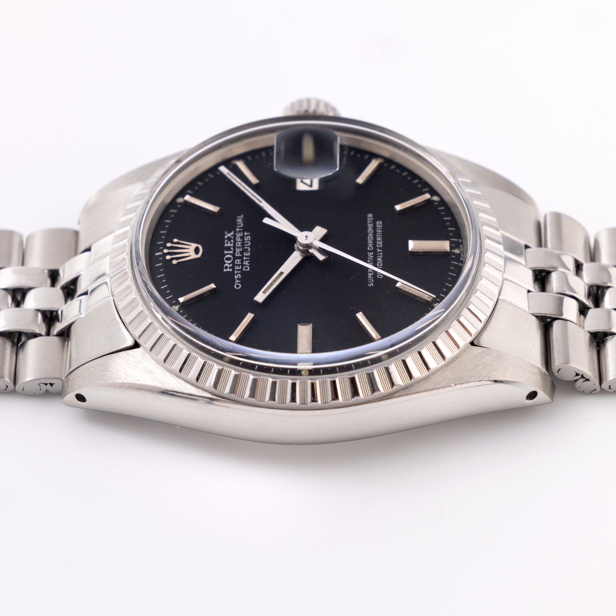 Rolex Datejust Matte Black Dial Ref. 1603