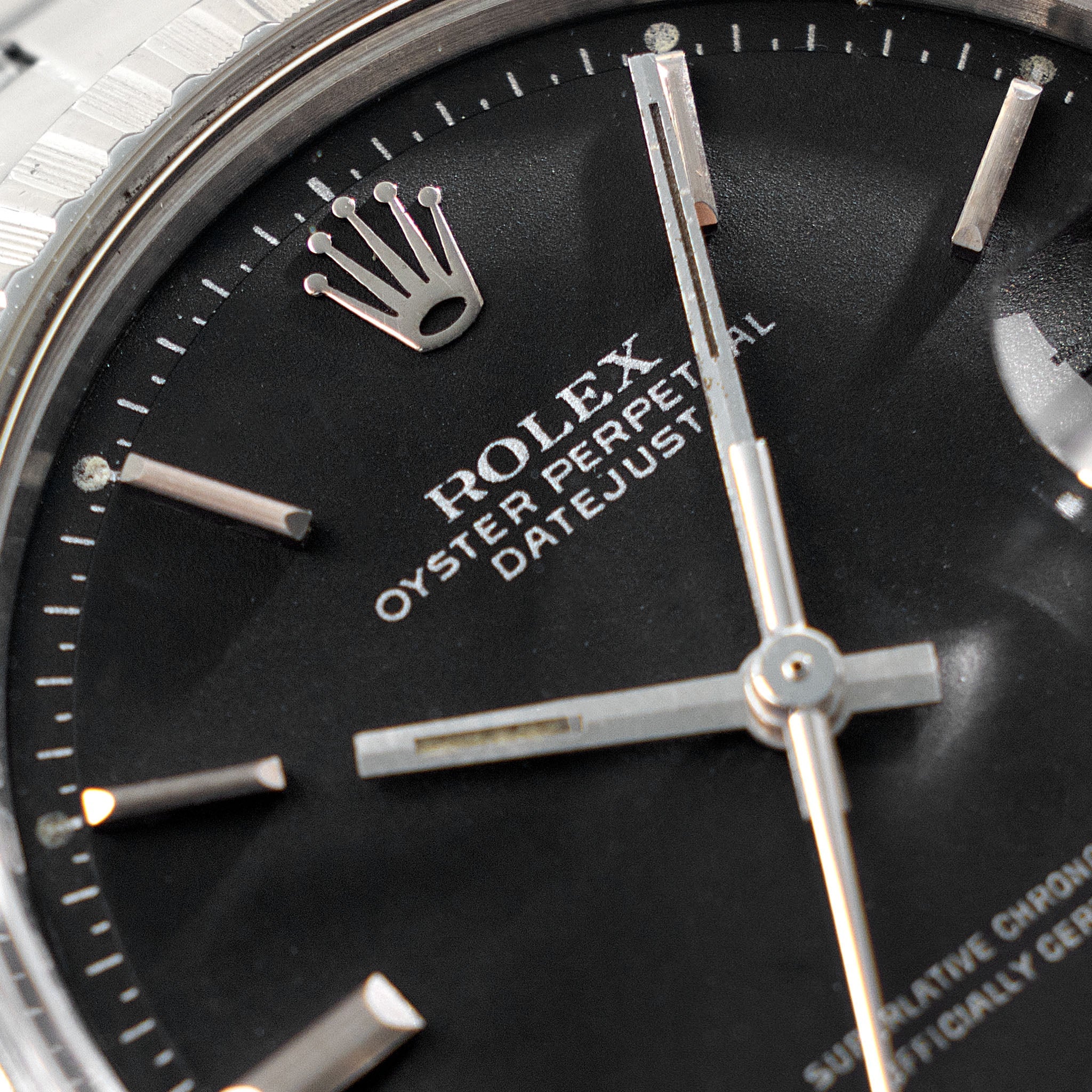 Rolex Datejust Matte Black Dial Ref. 1603