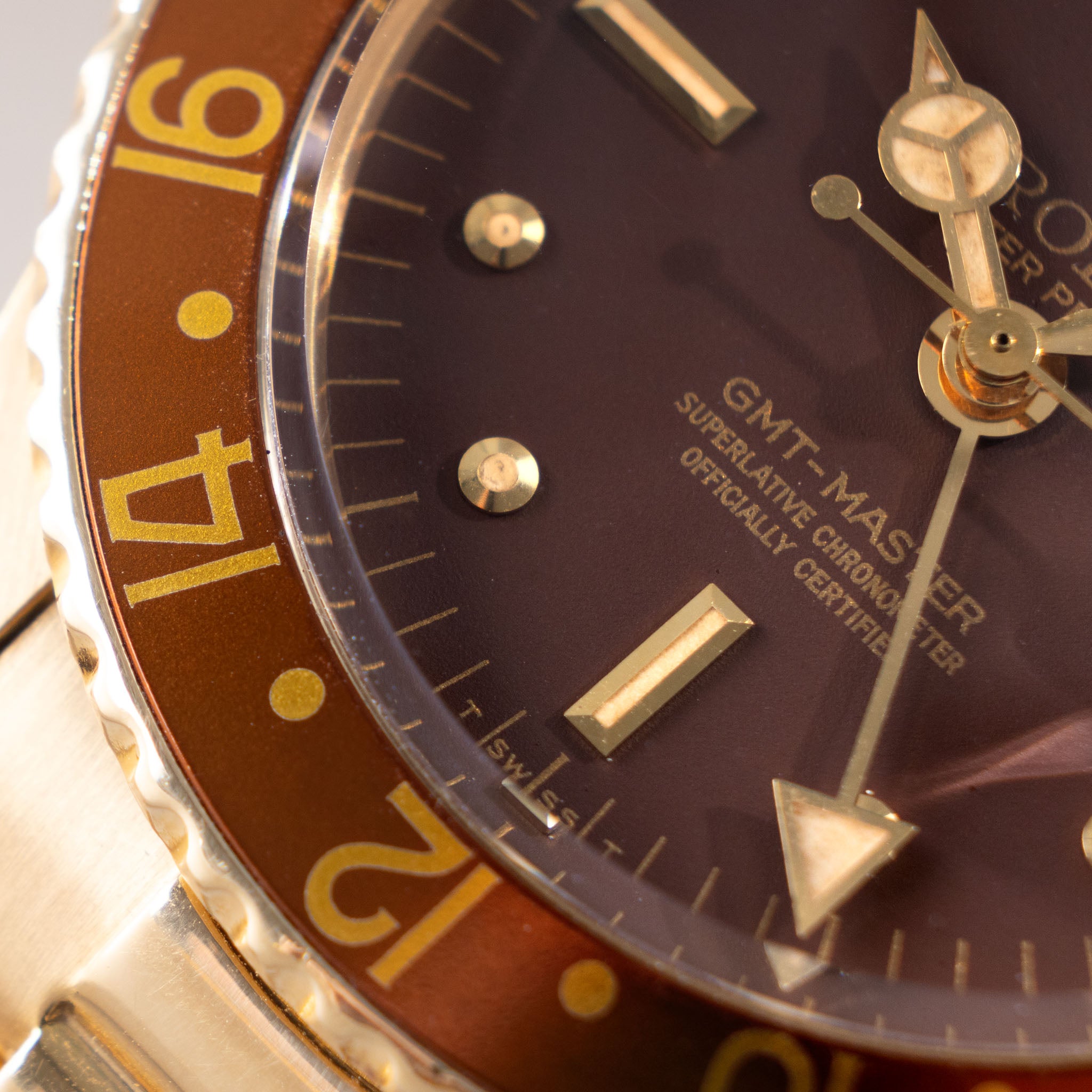 Rolex GMT-Master Root Beer Nipple Dial Matte Brown Dial Ref. 1675/8 with Rolex Service