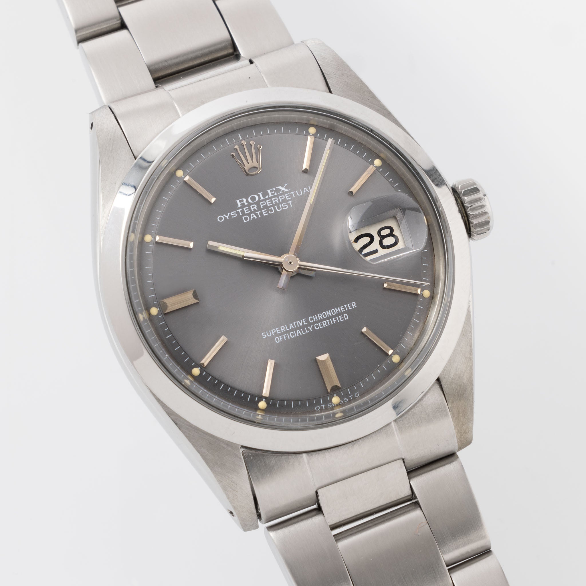 Rolex Datejust Grey Sigma Dial Ref. 1600