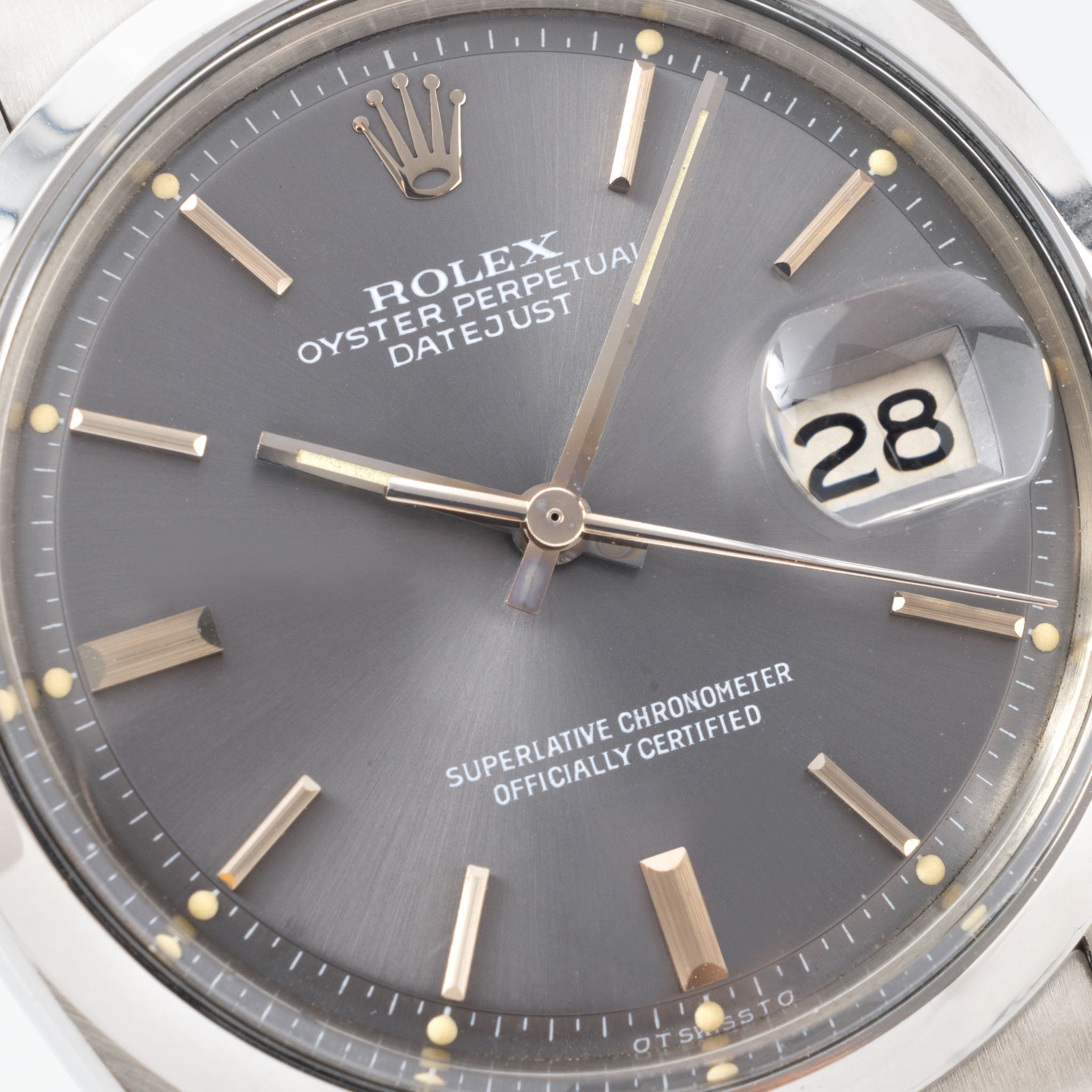 Rolex Datejust Grey Sigma Dial Ref. 1600