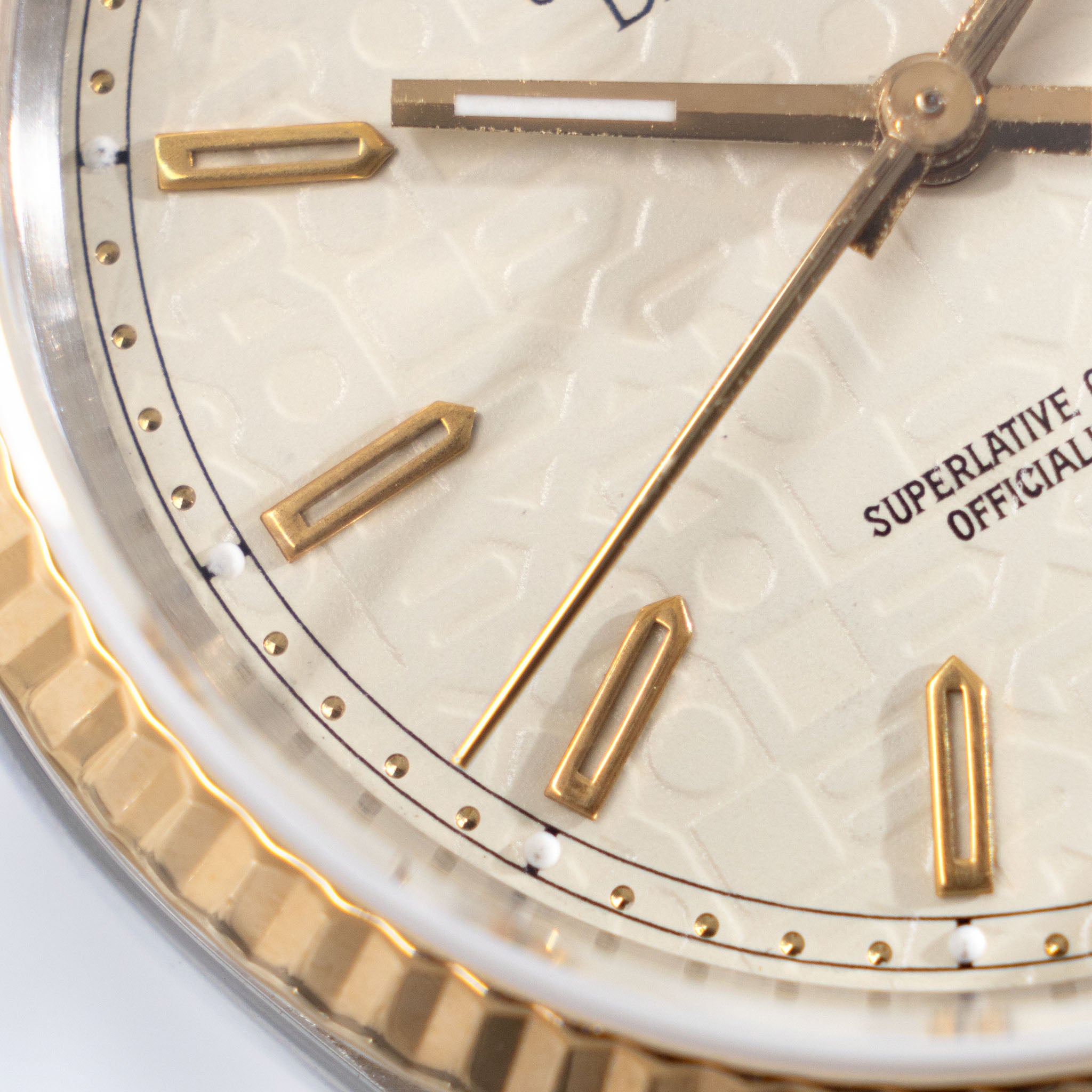 Rolex Datejust Steel and Gold Cream Computer Dial Ref. 16233