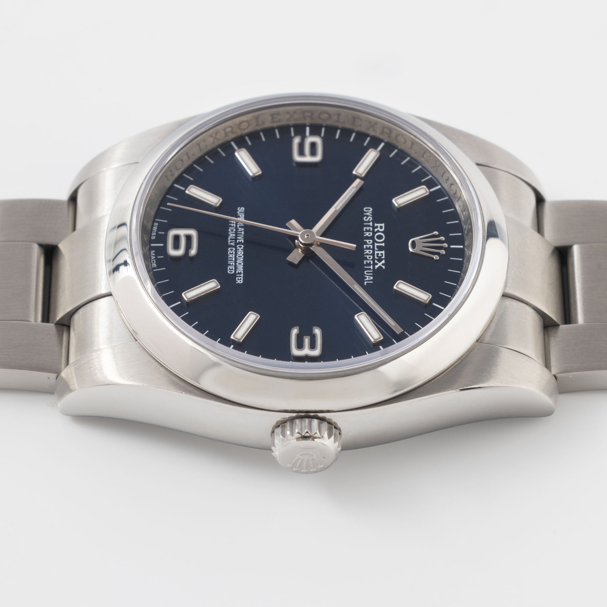 Rolex Oyster Perpetual 36 Blue Explorer Dial Ref. 116000