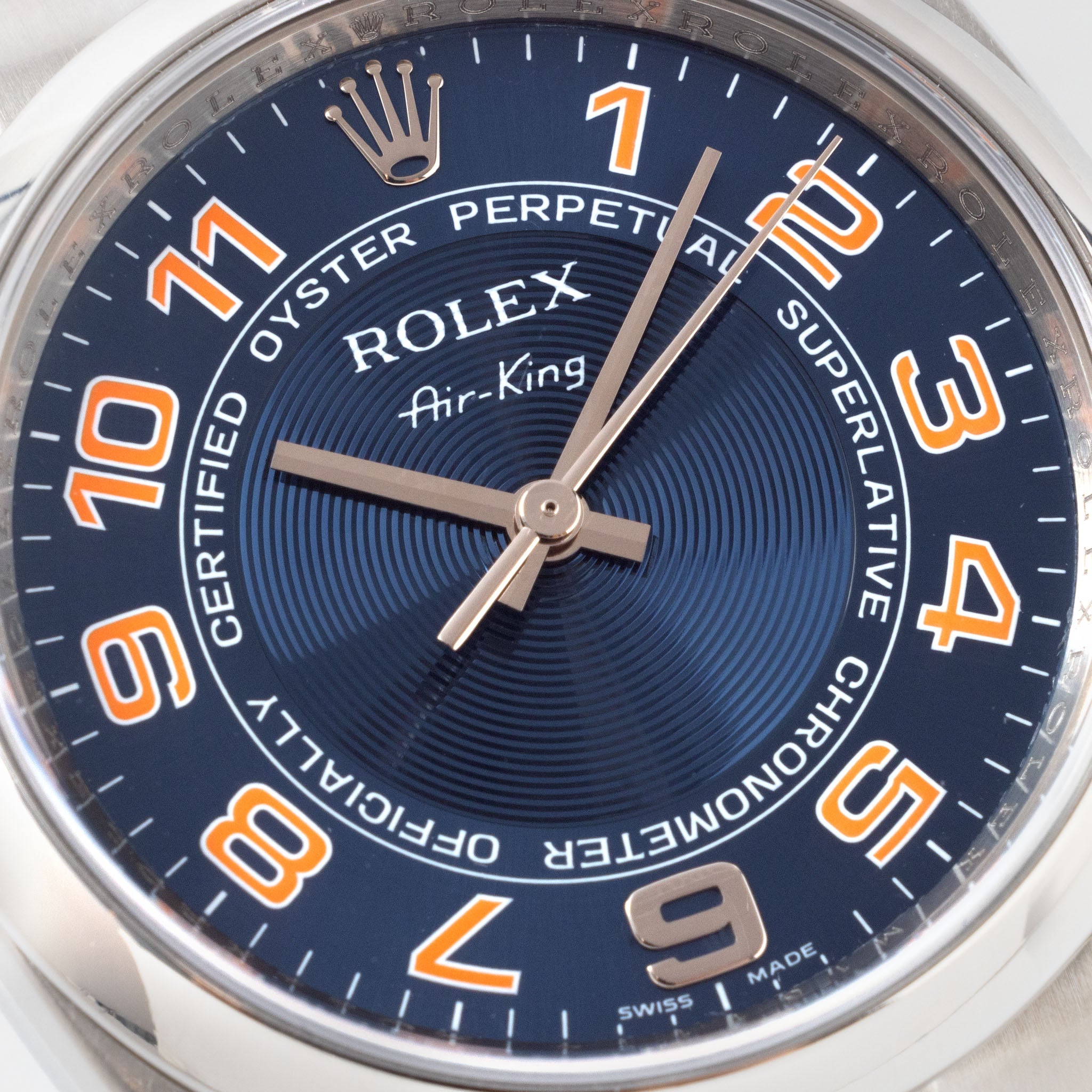 Rolex Air-King Concentric Blue Dial Ref. 114200