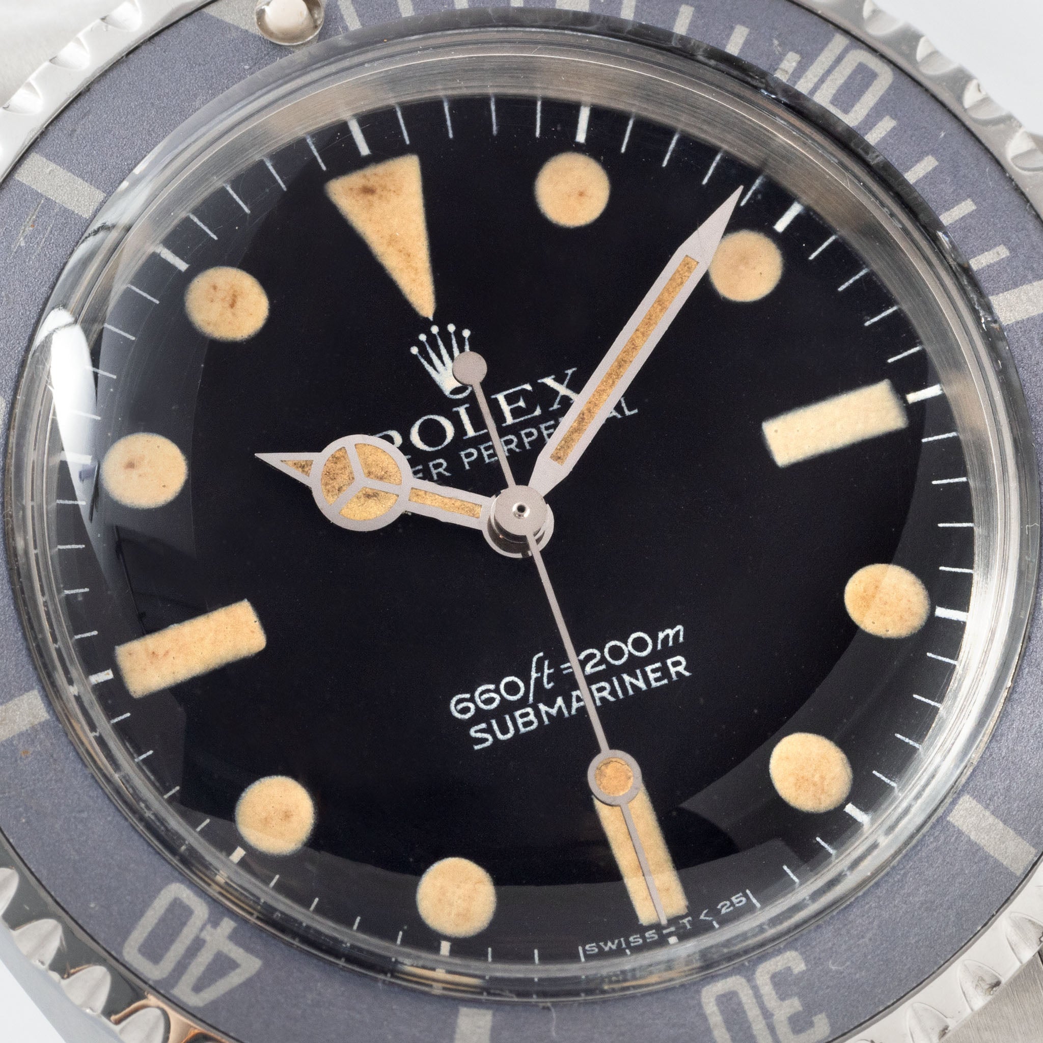 Rolex Submariner 5513  maxi mk1 dial Vivid patina Ghost inlay Bulangandsons signature watch