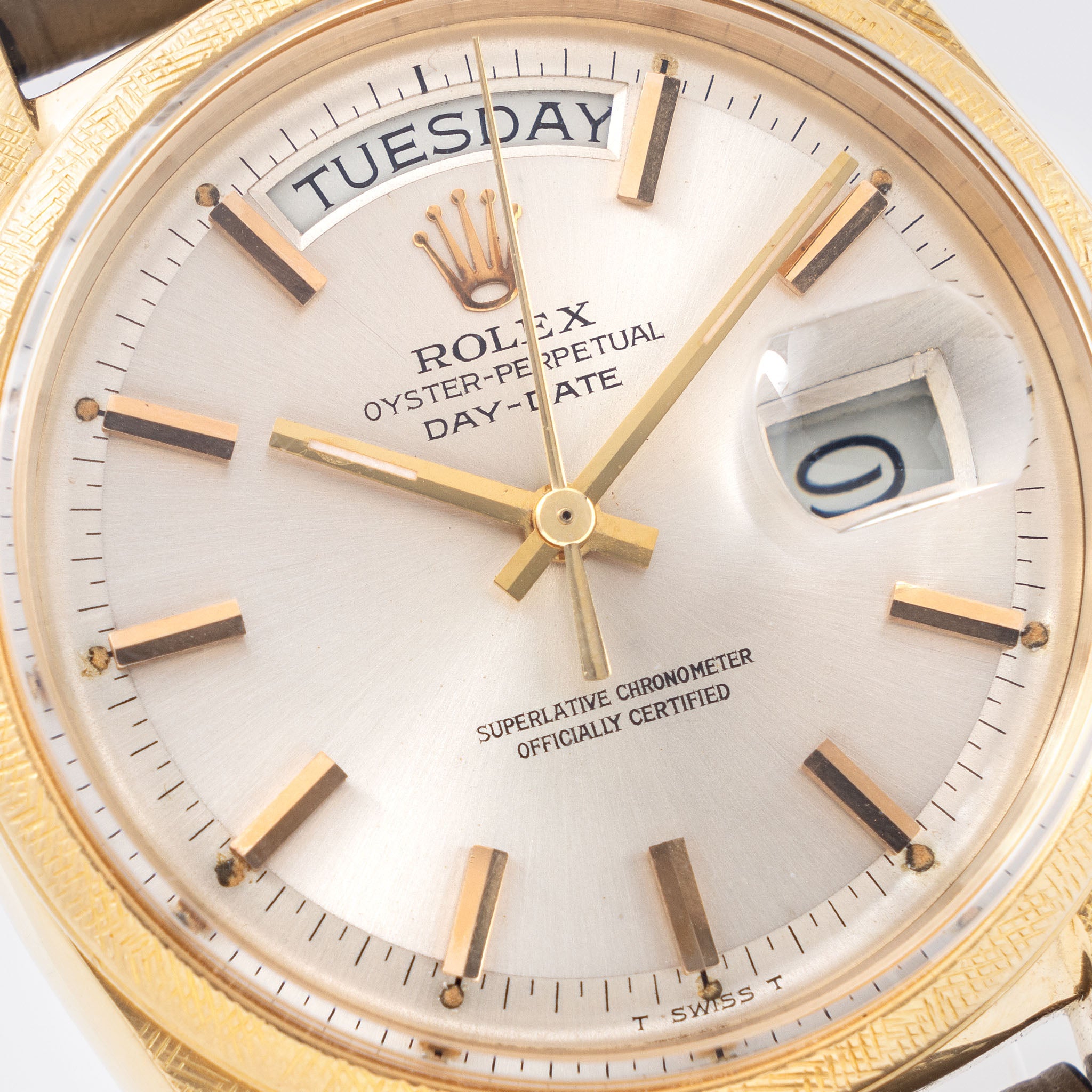 Rolex Day-Date Silver Dial Florentine Finish Ref. 1806