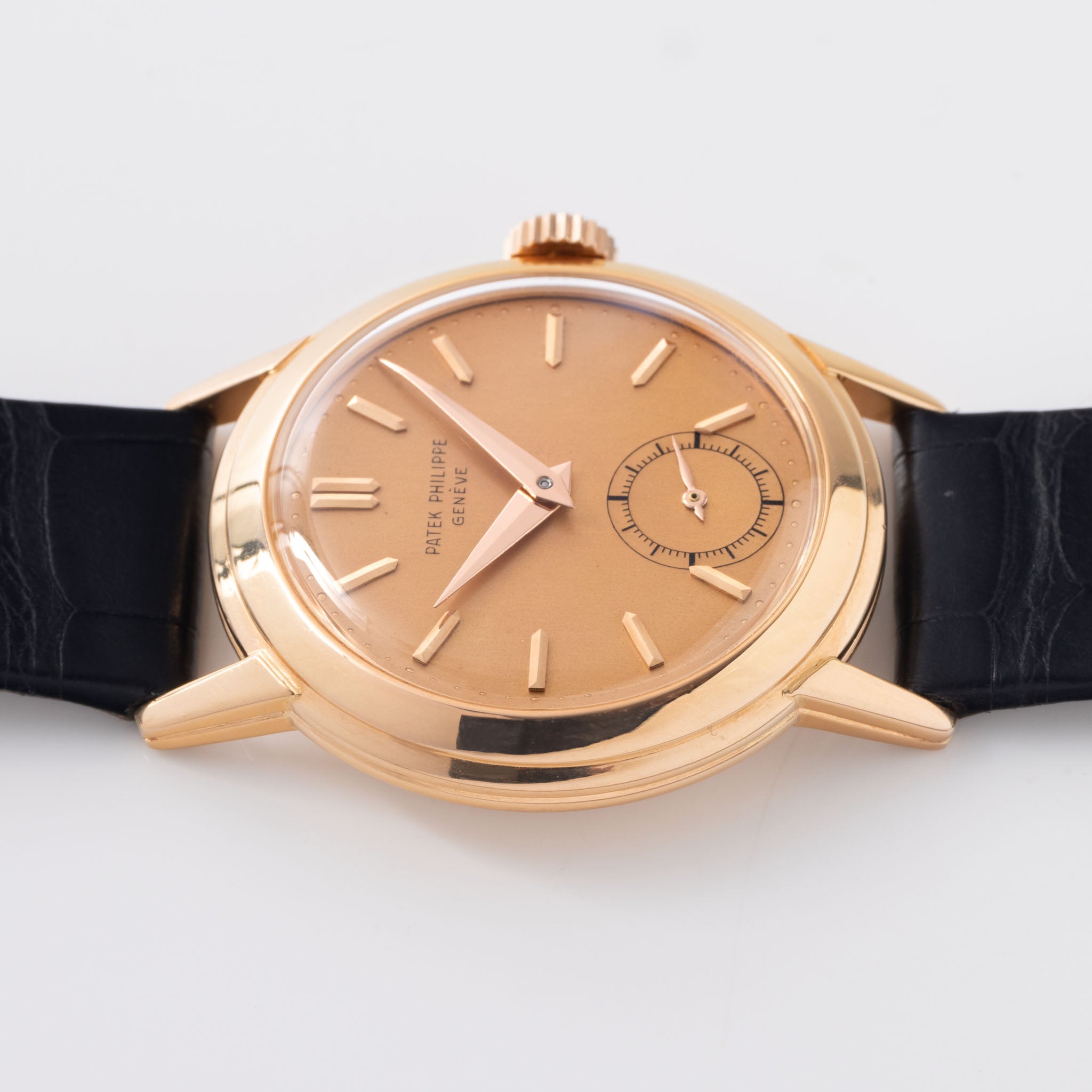 Patek Philippe Calatrava in 18k Rose Gold Ref. 2455R Salmon Dial and Patek Service