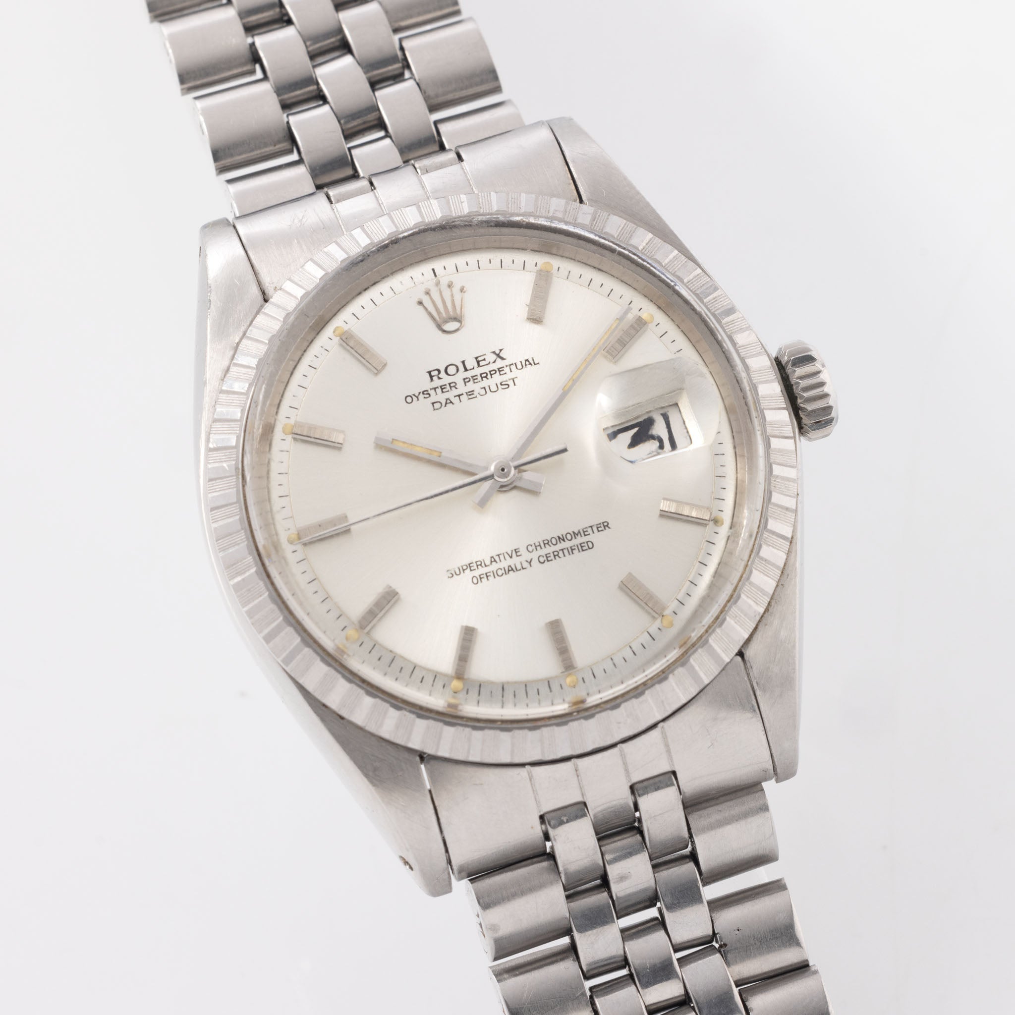 Rolex Datejust Silver Dial Ref 1603