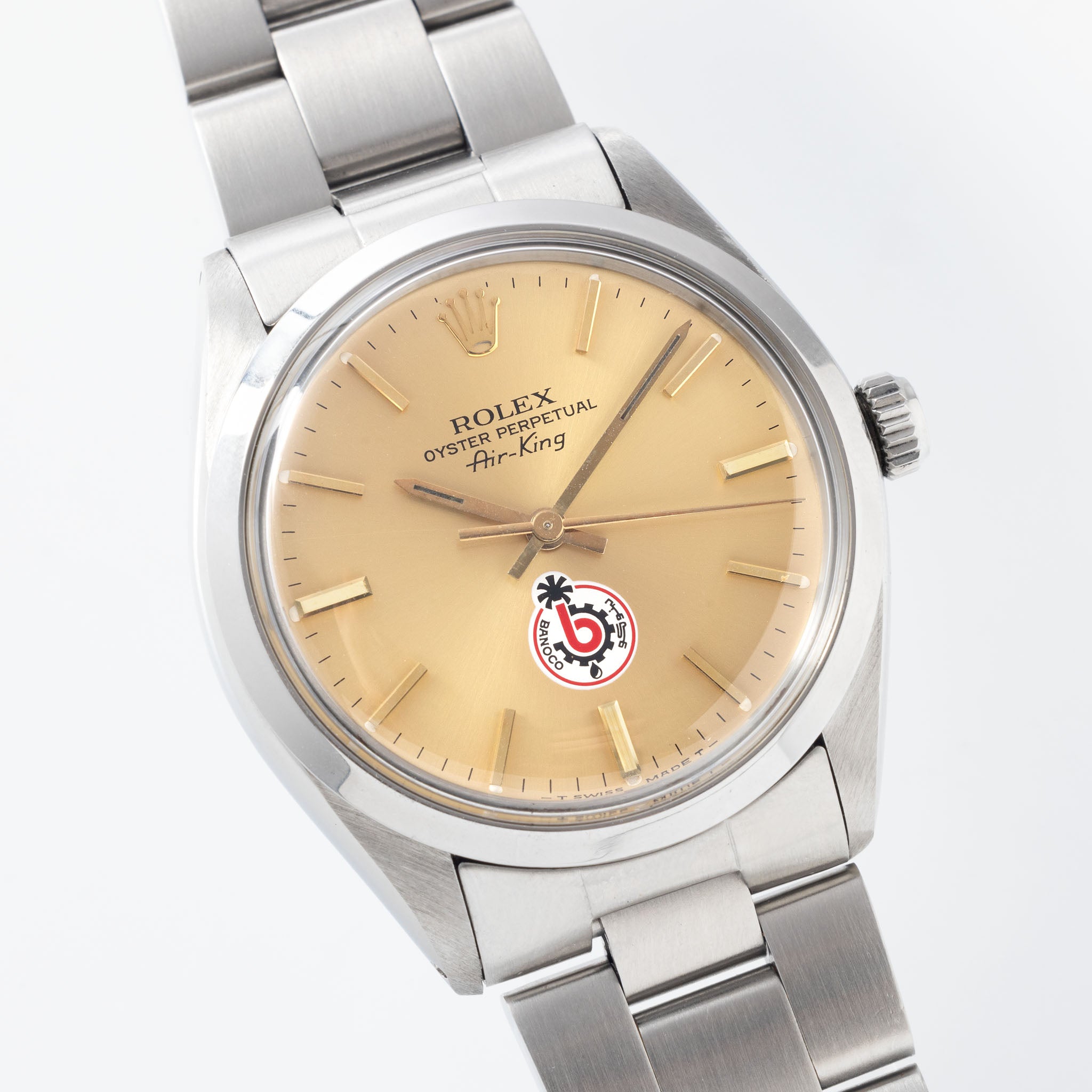 Rolex Airking "Banoco  " logo dial ref 5500