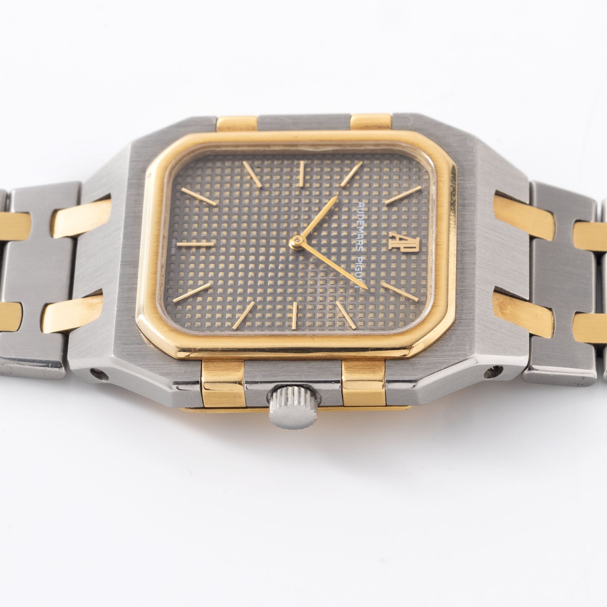 Audemars Piguet Royal Oak Rectangular Grey Petite Tapisserie Dial Ref. 6009SA