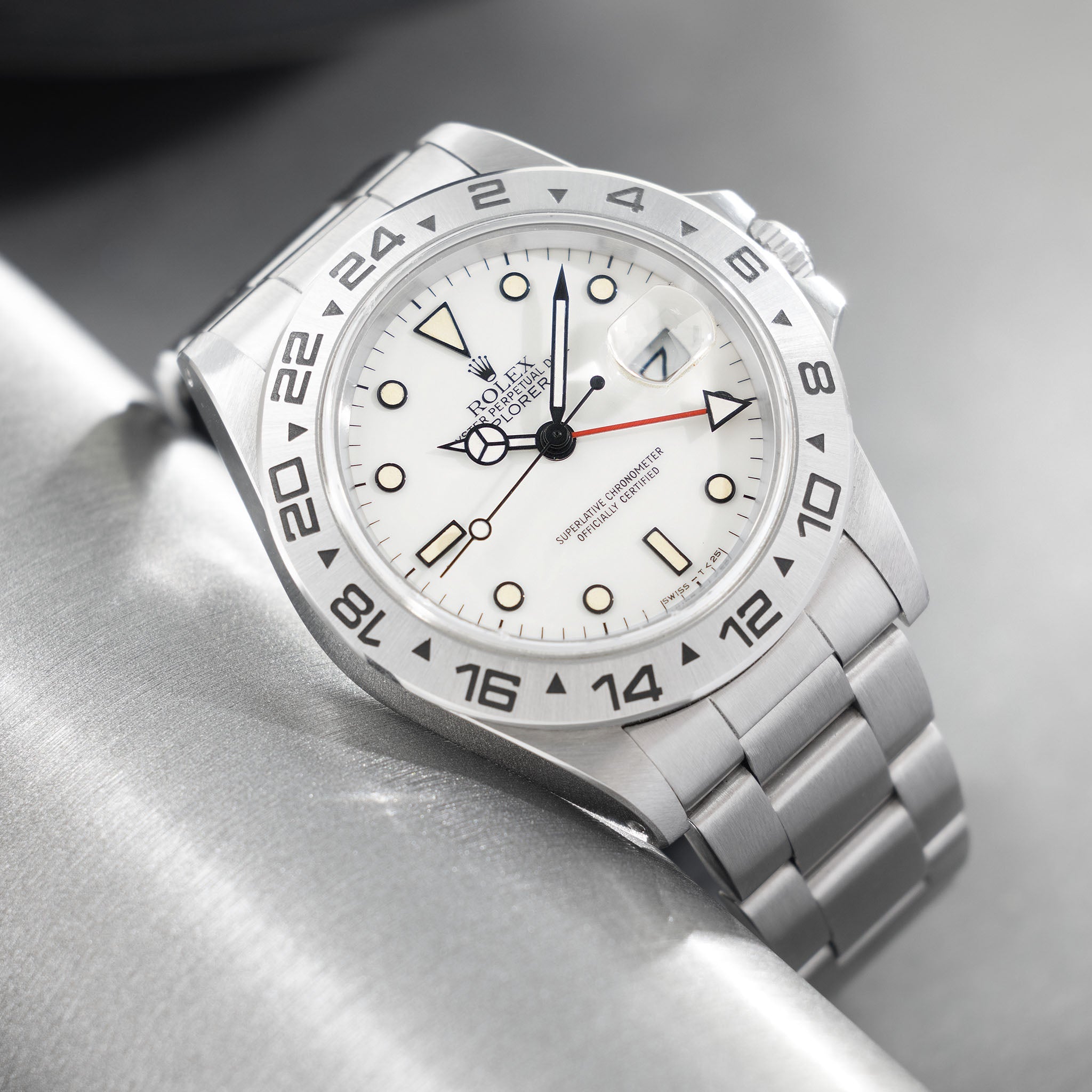 Rolex Explorer II 16550 white porcelain dial - incoming