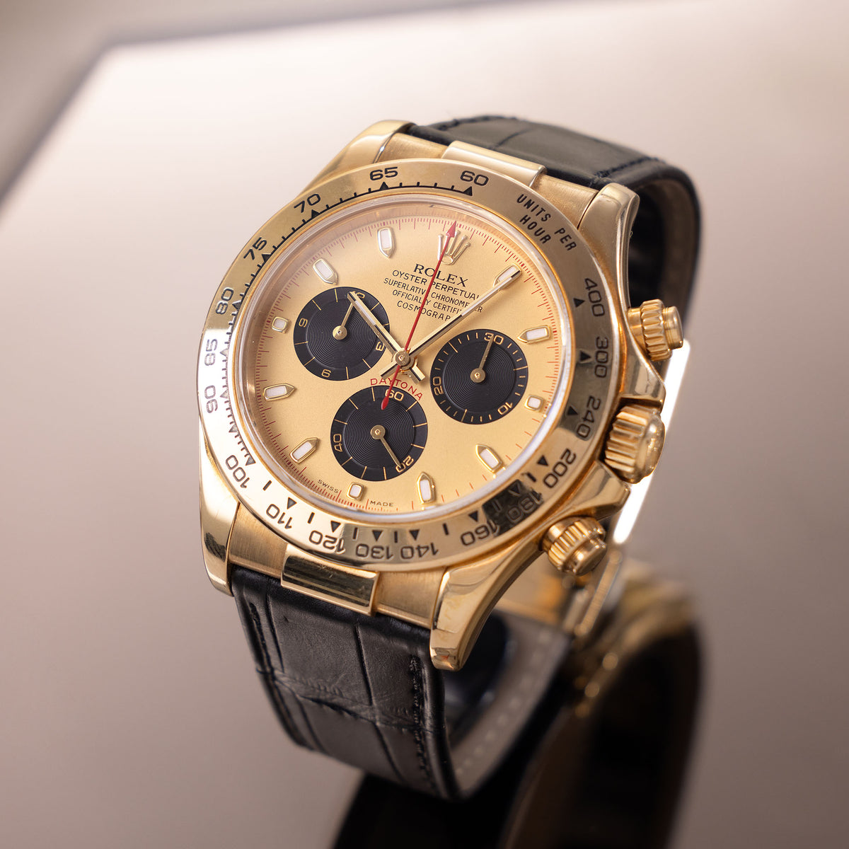 Rolex Daytona “Lemon” Dial in 18k Yellow Gold 116518