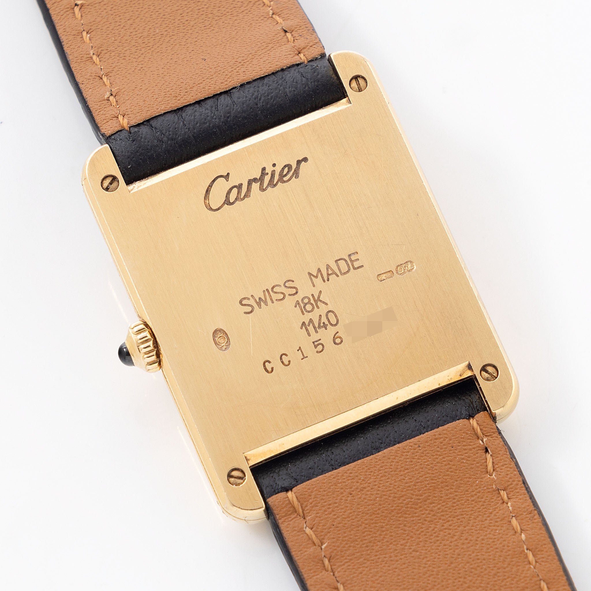 Cartier Tank Louis Silver Dial in 18k Yellow Gold Ref. 1140