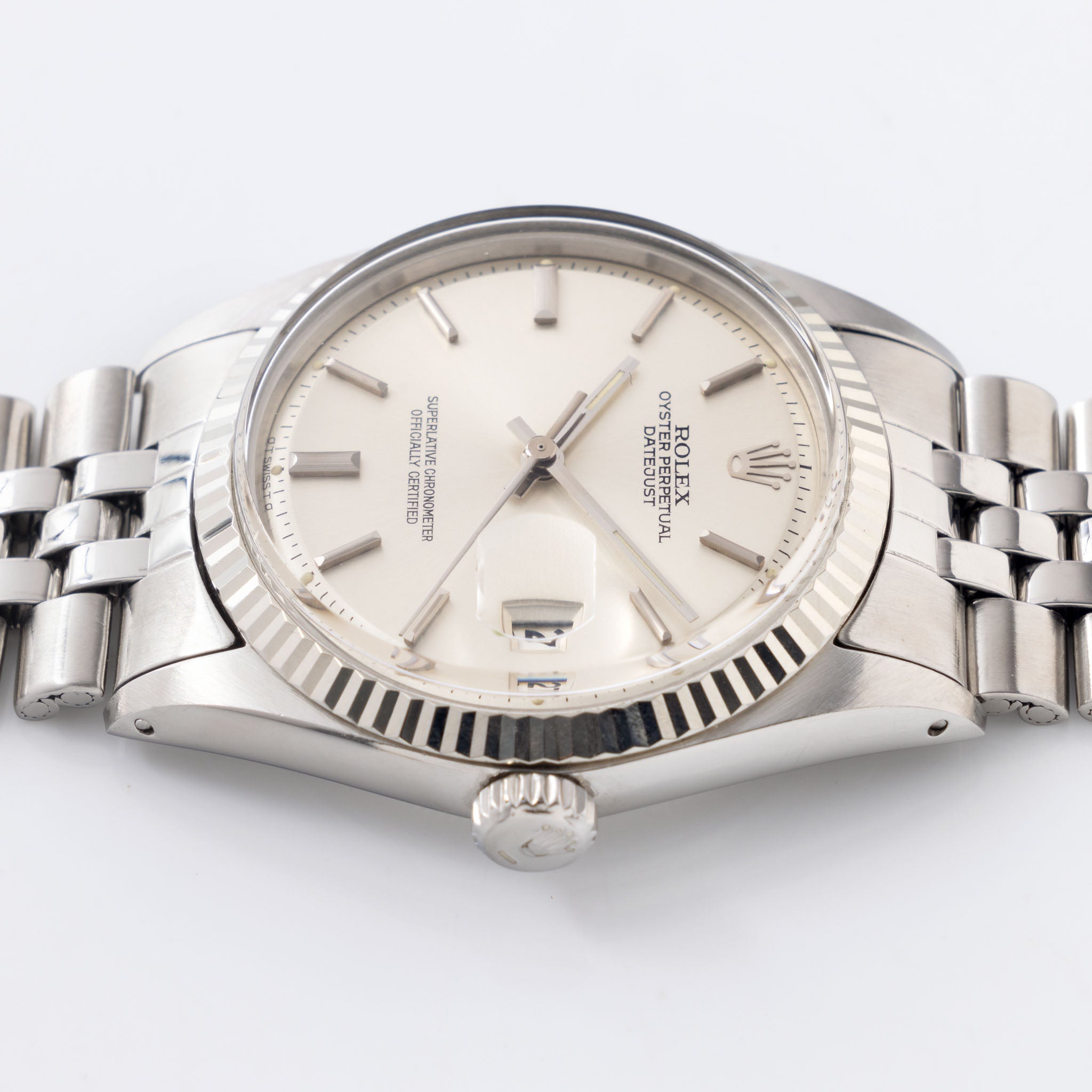 Rolex Datejust Silver Sigma Dial Ref. 1601