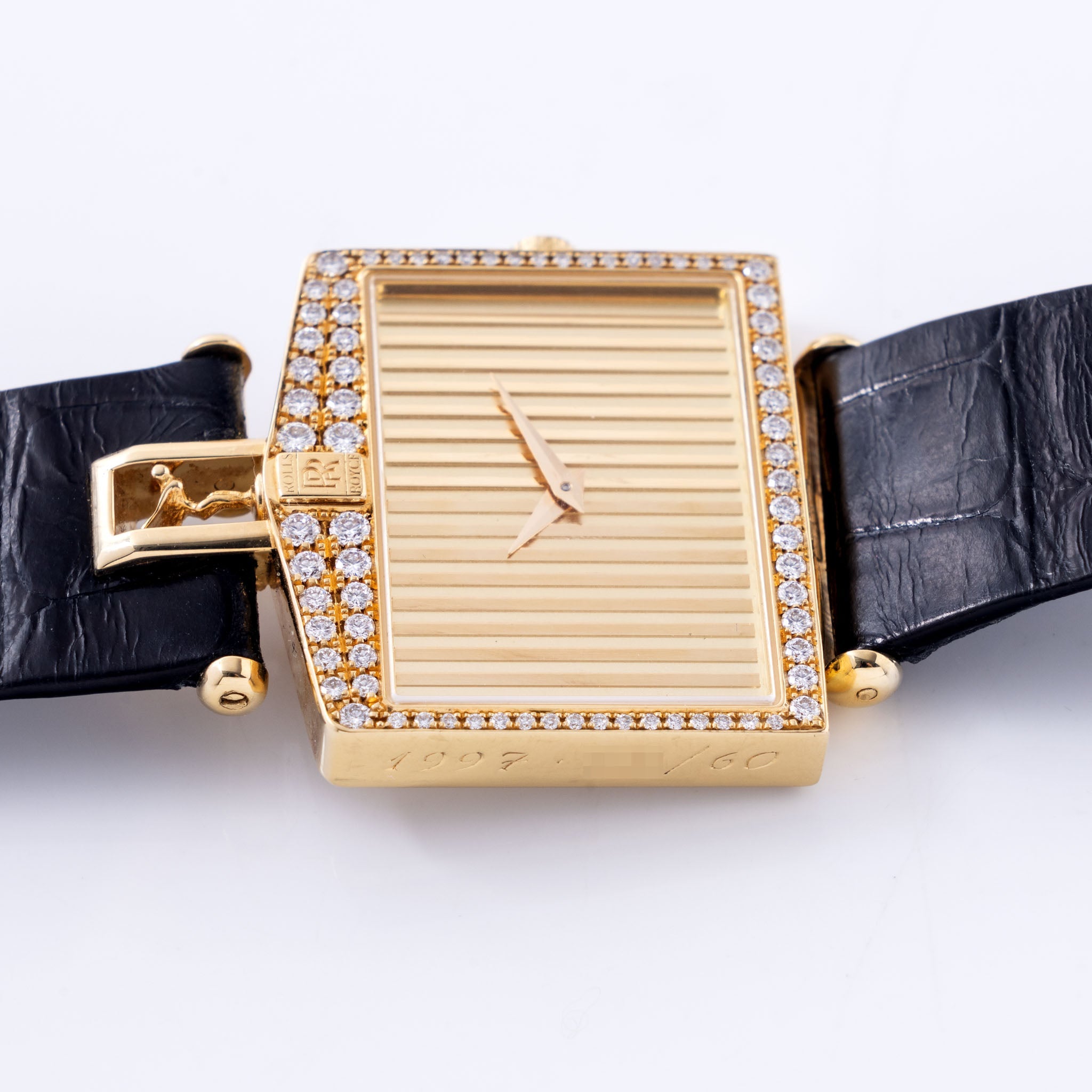 Corum "Rolls Royce" In 18K Yellow Gold With Diamonds