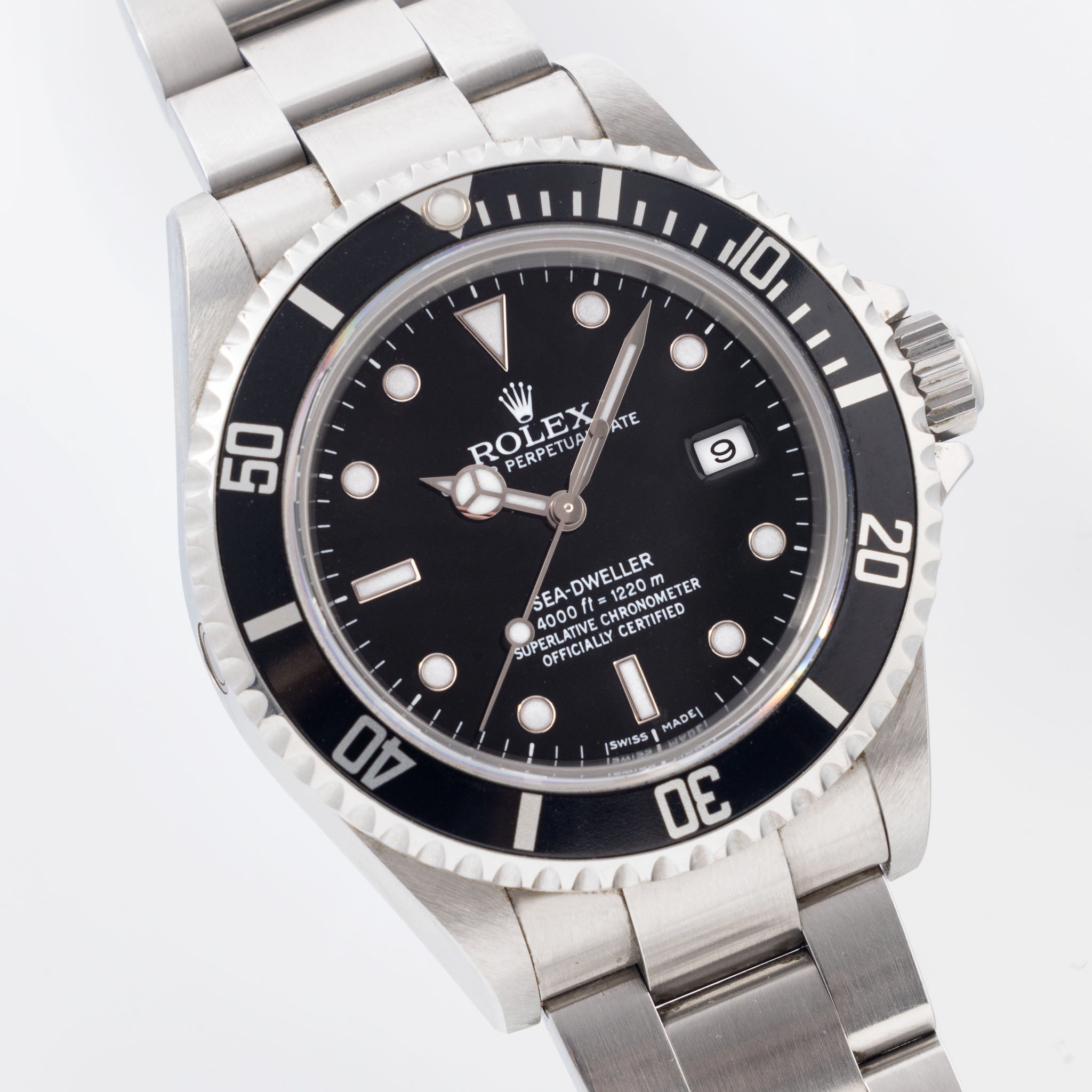 Rolex Sea-Dweller Ref. 16600 "Swiss Made Dial" No Lug Holes Case